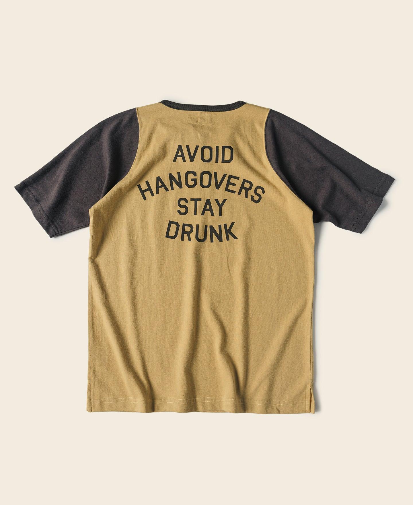 Quarter-Zip Rider Printed Raglan Sleeve T-Shirt - Yellow Product Image