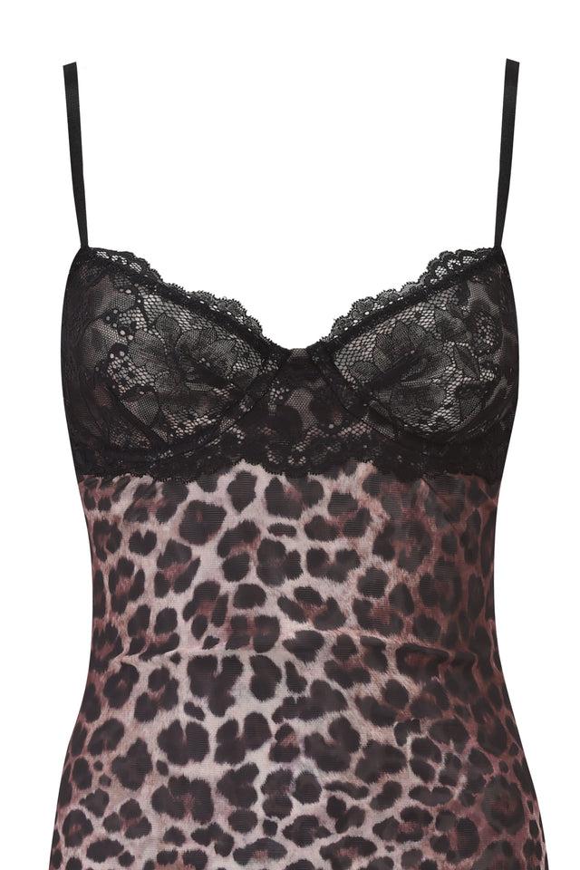 CALYPSO MINI DRESS - LEOPARD Product Image