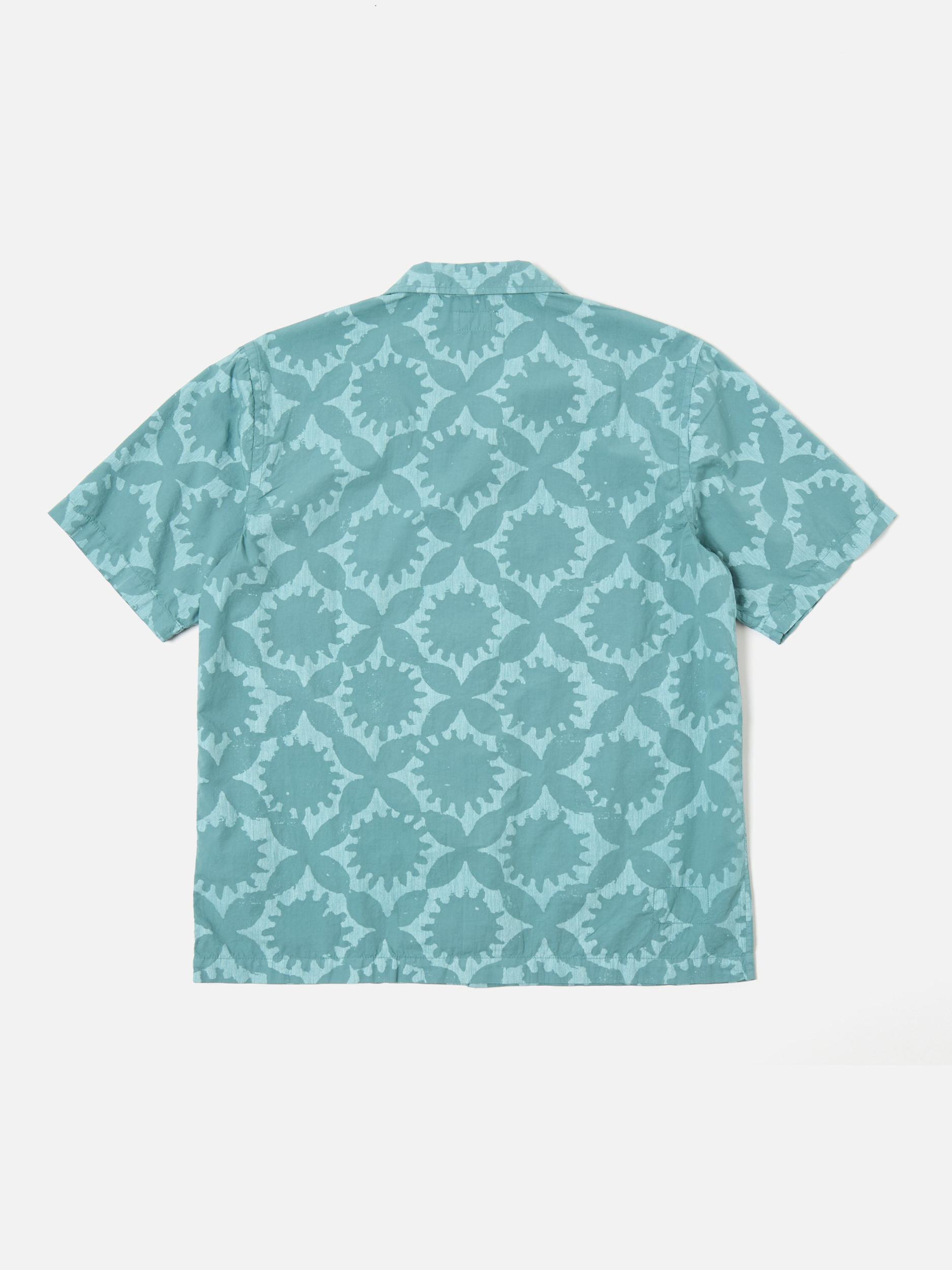 Sea Blue Sun Print Road Shirt Product Image