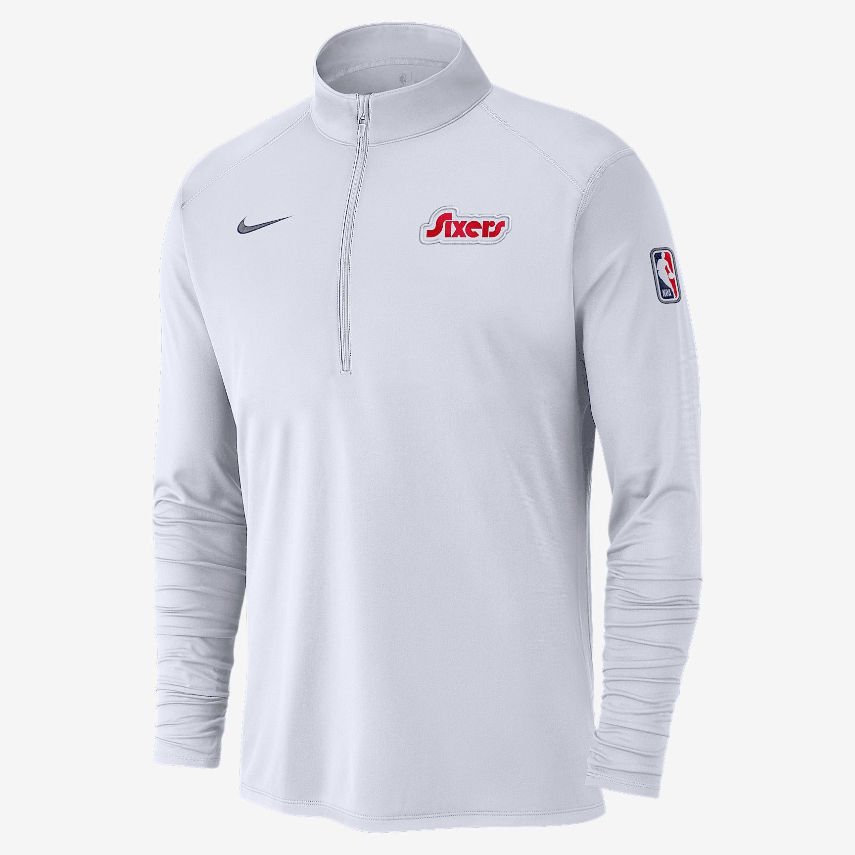 Philadelphia 76ers City Edition Men's Nike Dri-FIT NBA 1/2-Zip Long-Sleeve Top Product Image