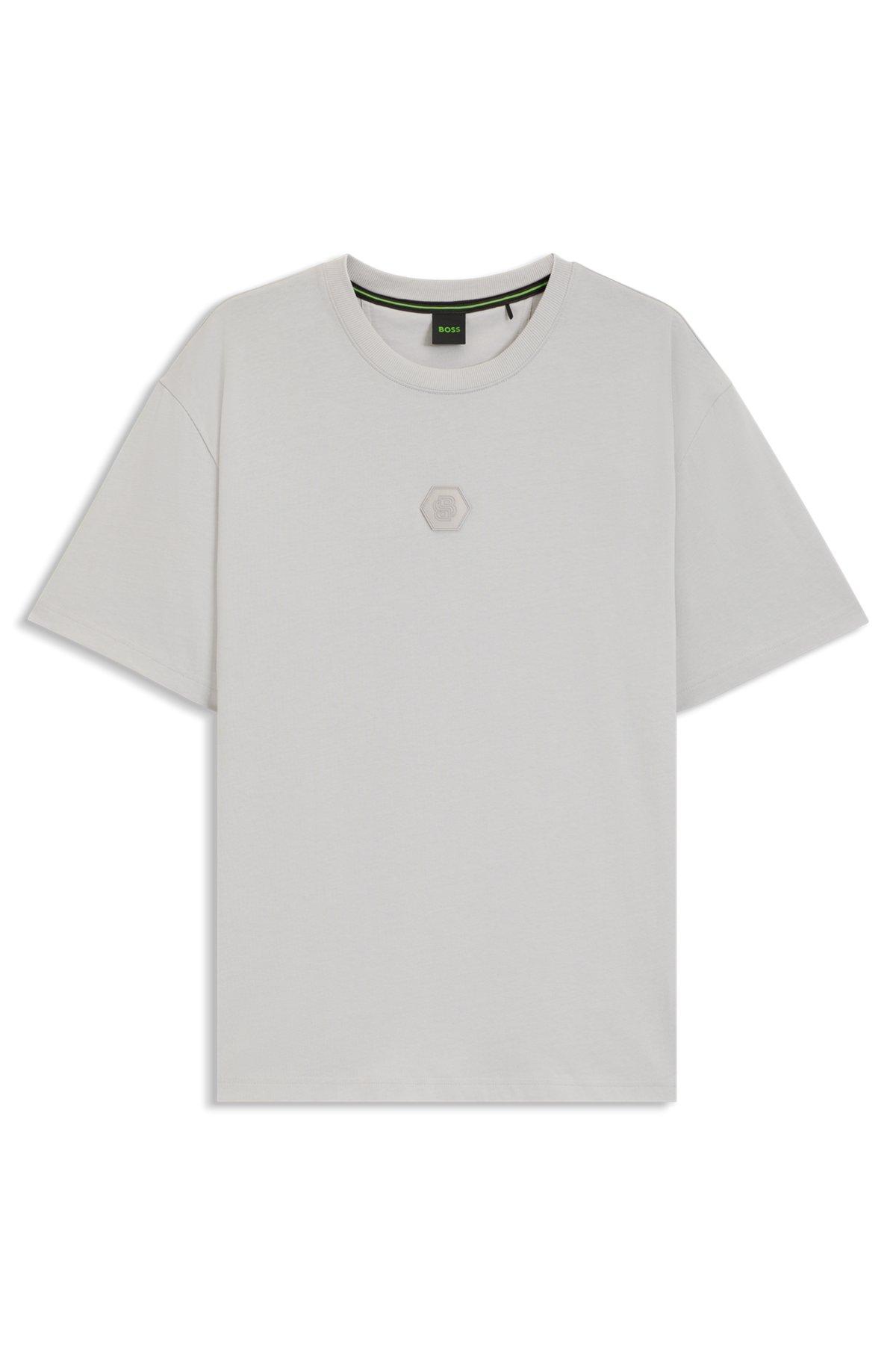 Cotton-jersey T-shirt with Double B monogram Product Image