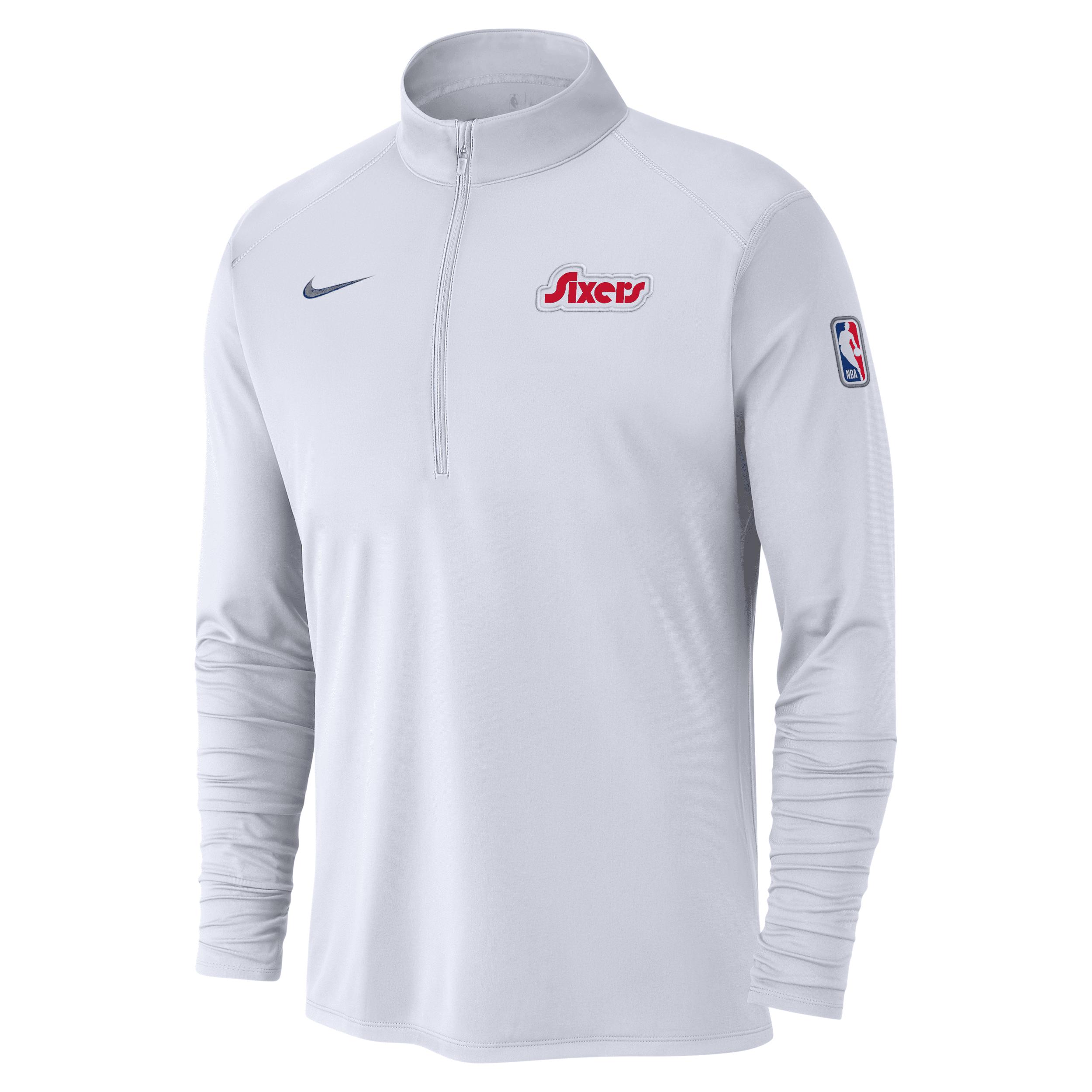 Philadelphia 76ers City Edition Men's Nike Dri-FIT NBA 1/2-Zip Long-Sleeve Top Product Image