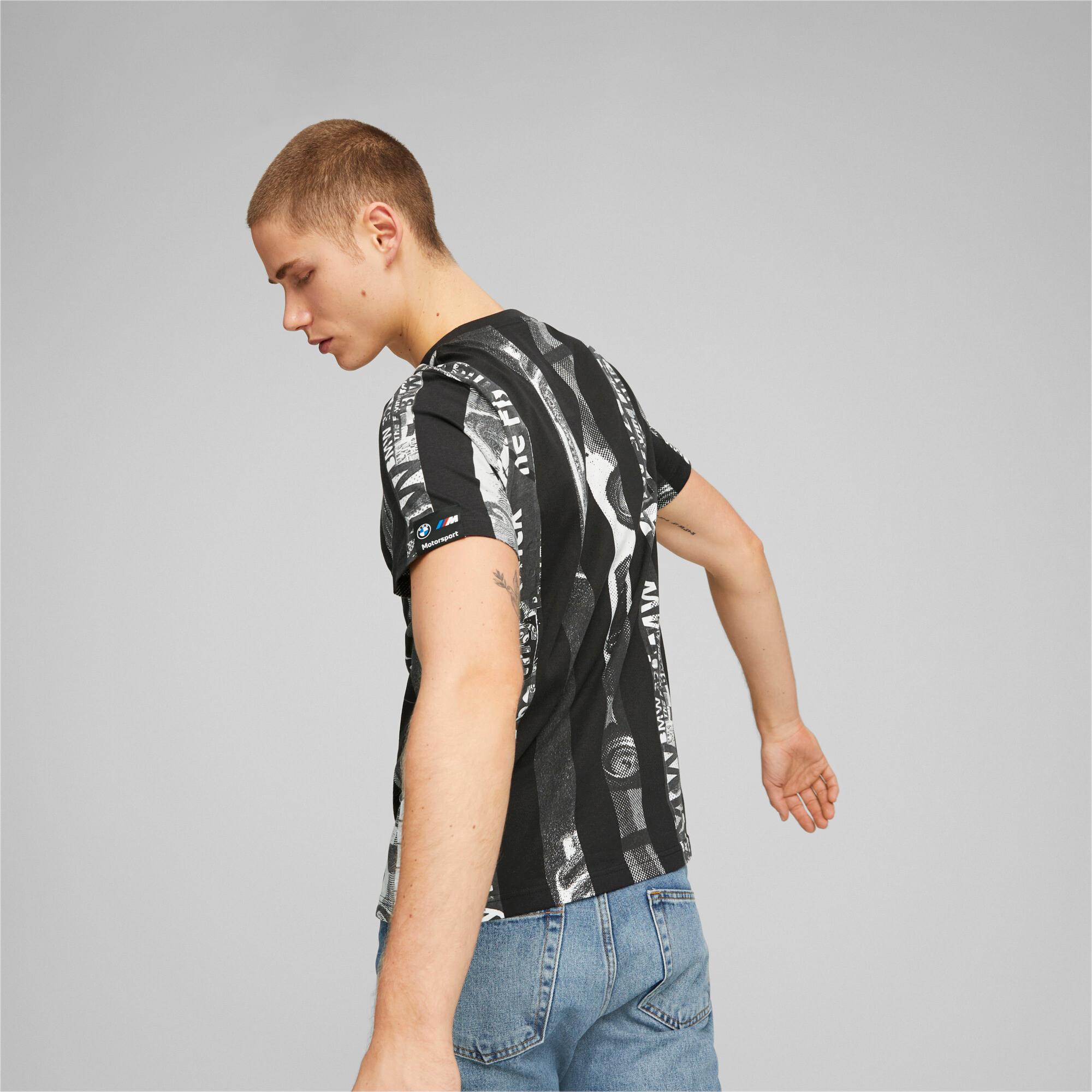 BMW M Motorsport Men's Striped Tee Product Image