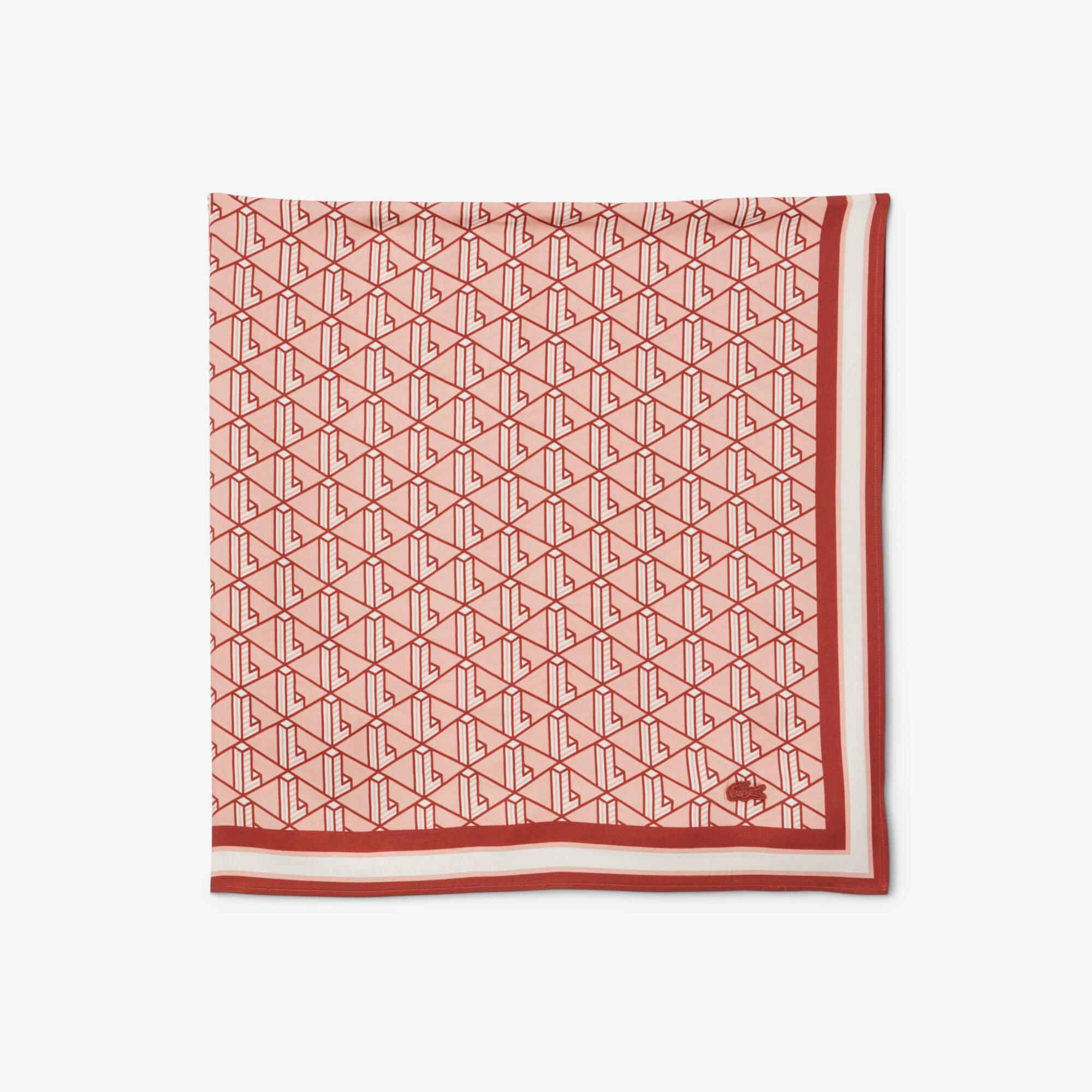 Monogram Print Scarf Product Image