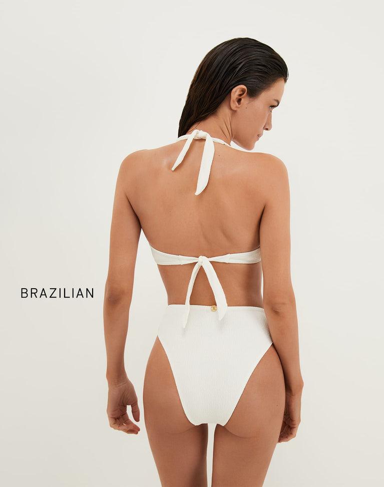 Firenze Gigi Hot Pant Bottom - White Product Image