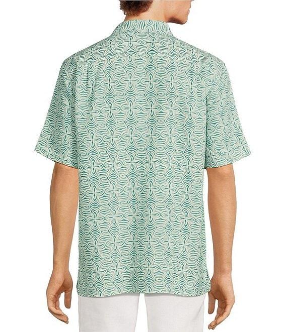 Caribbean Batik Print Short Sleeve Woven Shirt Product Image