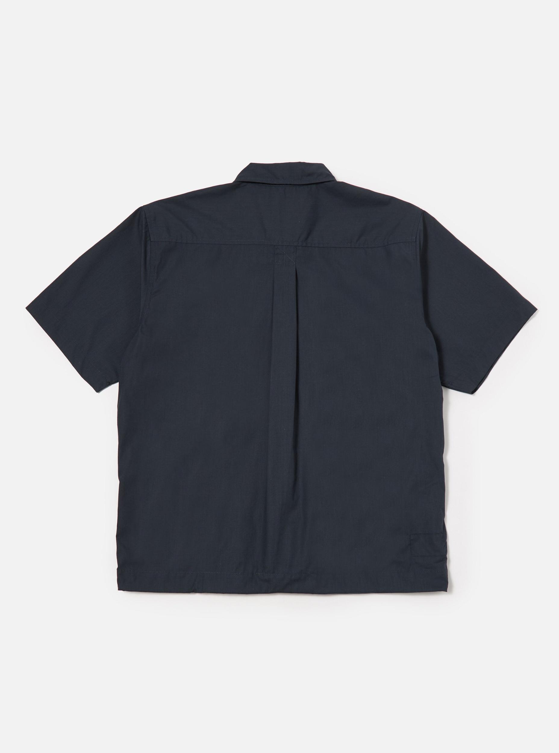 Navy Recycled Polytech Tech Overshirt Product Image