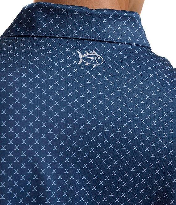 Southern Tide Driver Putter Around Printed Short Sleeve Polo Shirt Product Image