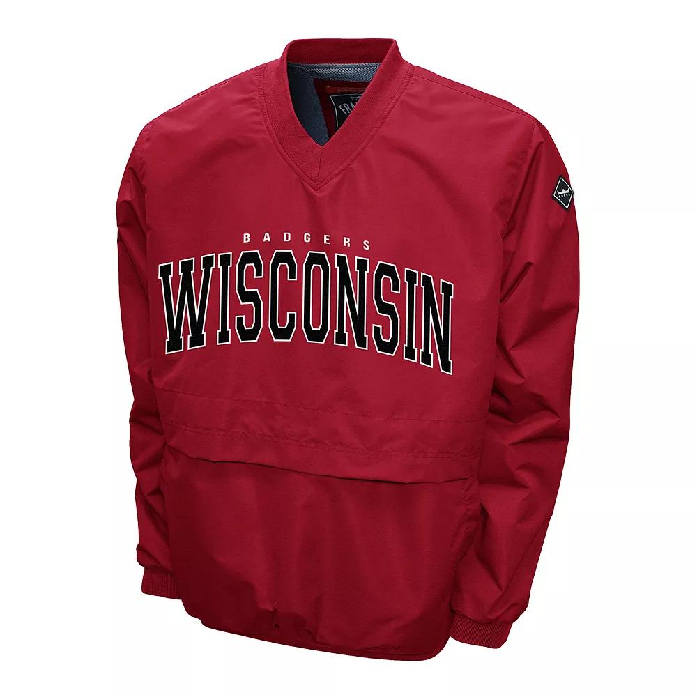 Men's Wisconsin Badgers Members Windshell Pullover,  Product Image