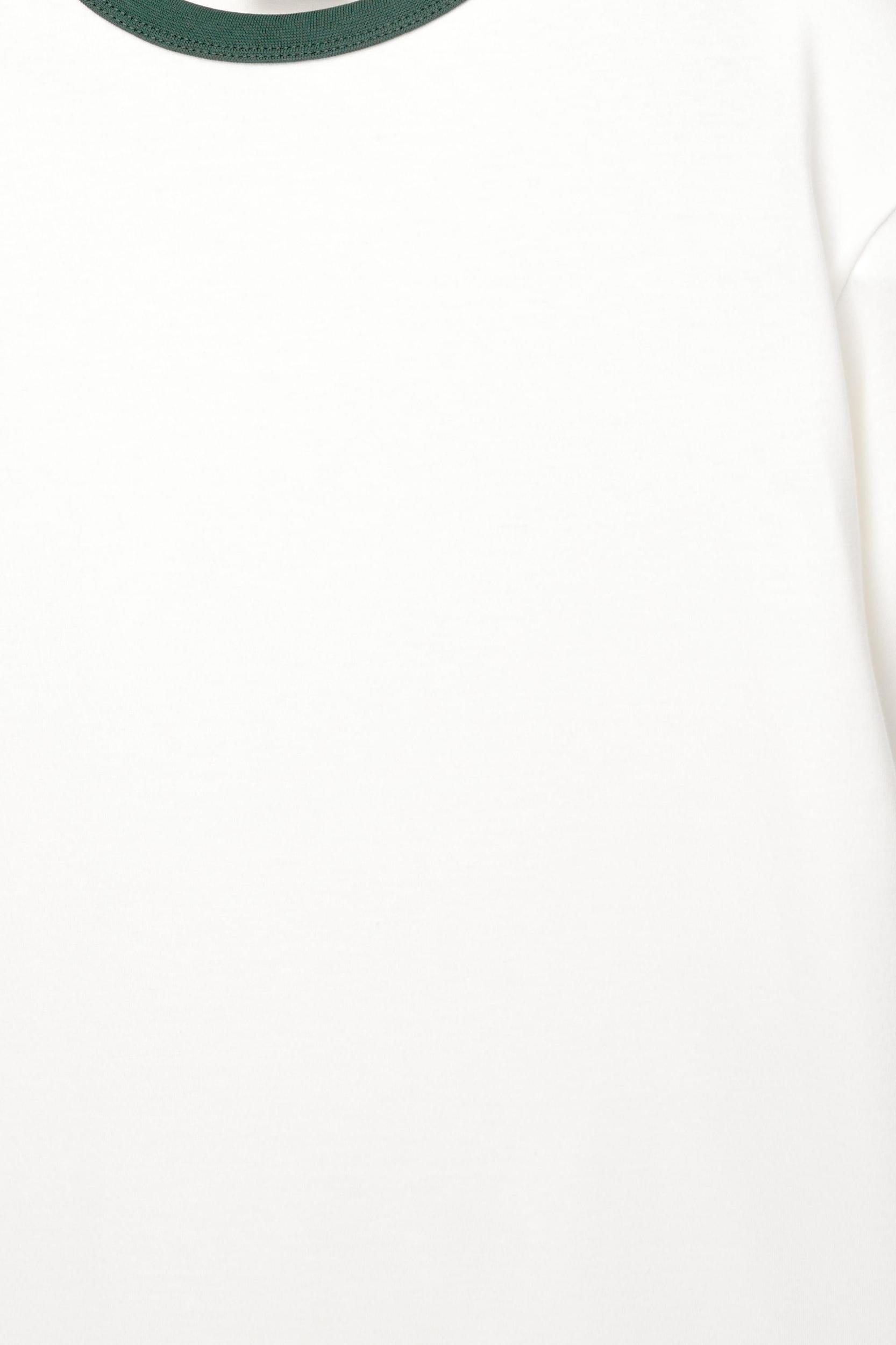 T-shirt with contrast ribbed trims Product Image