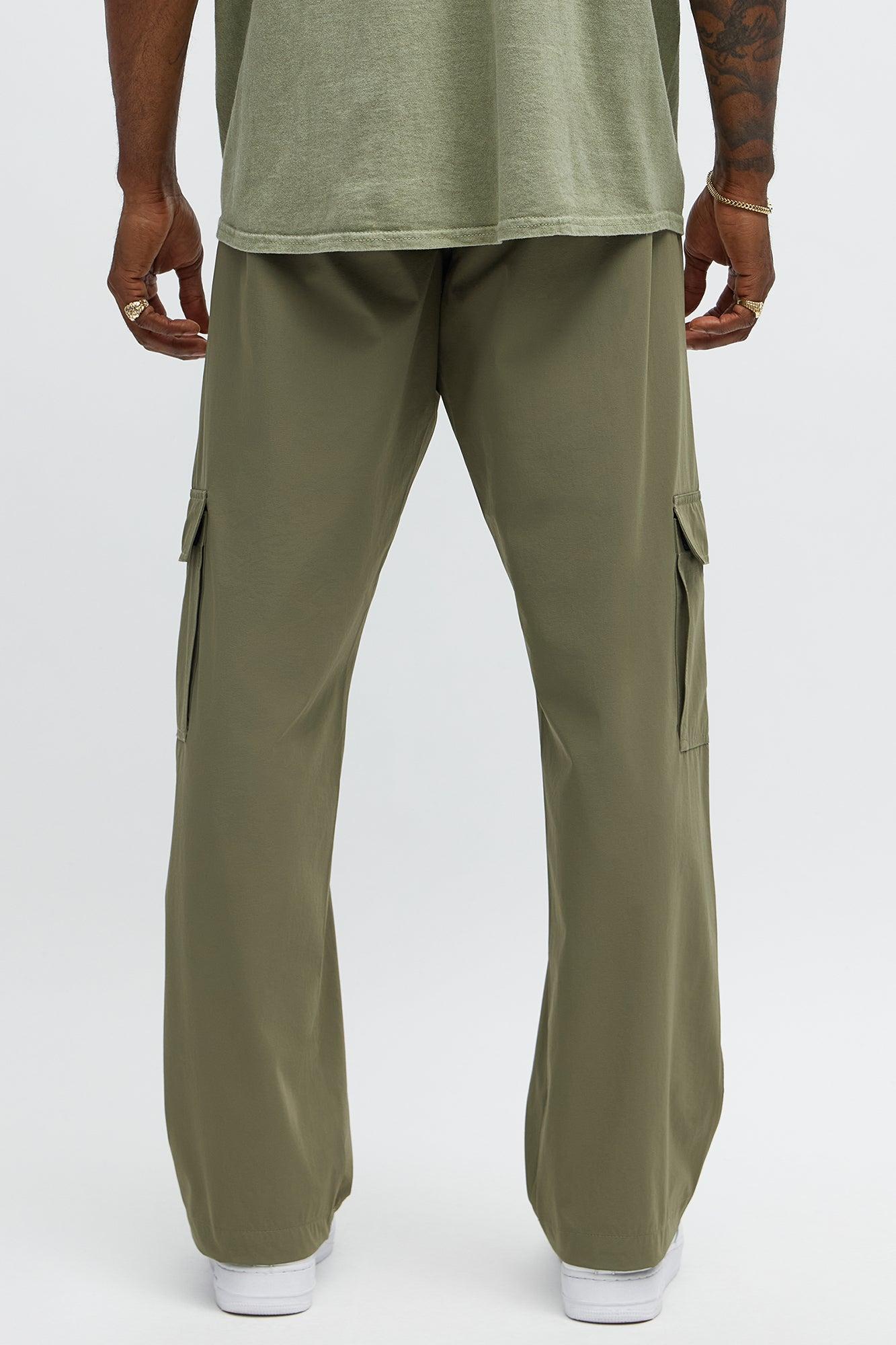 Straight Many Phases Cargo Pants - Olive Male Product Image