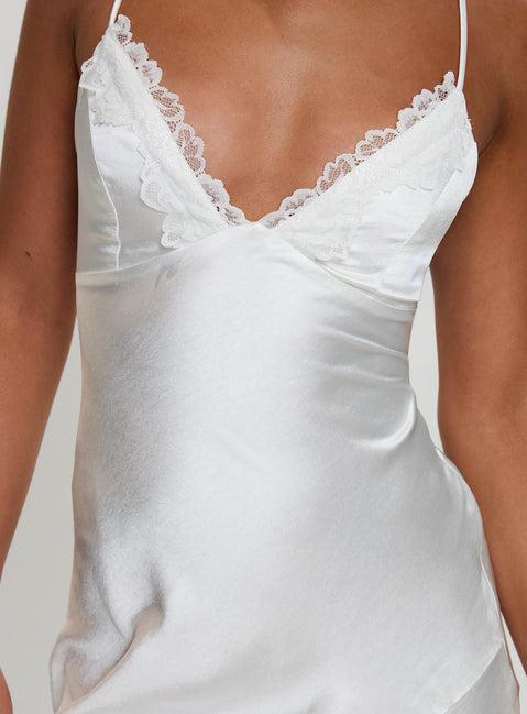 Anysa Mini Dress White Product Image