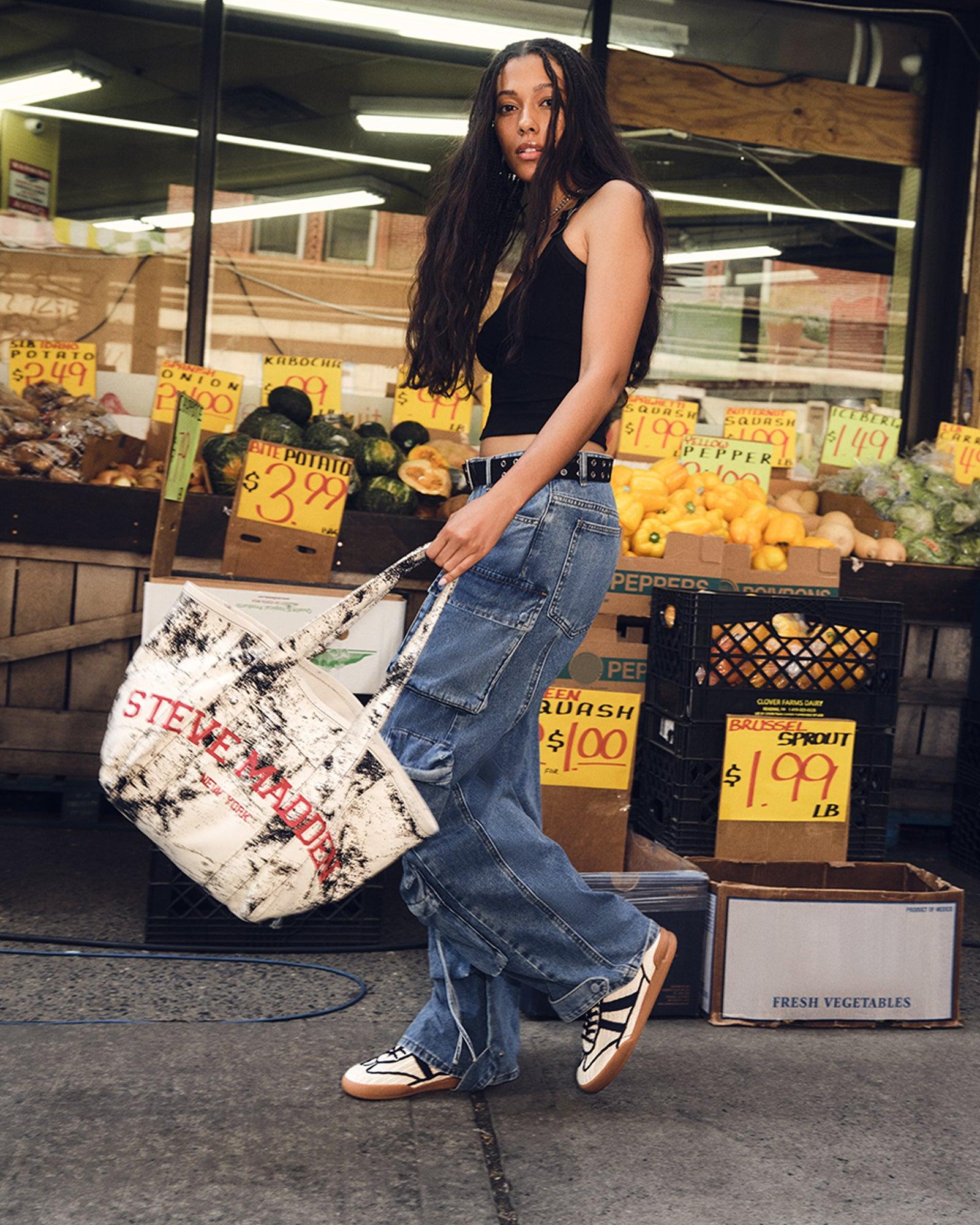 DEVYN BAG WHITE FABRIC Female Product Image