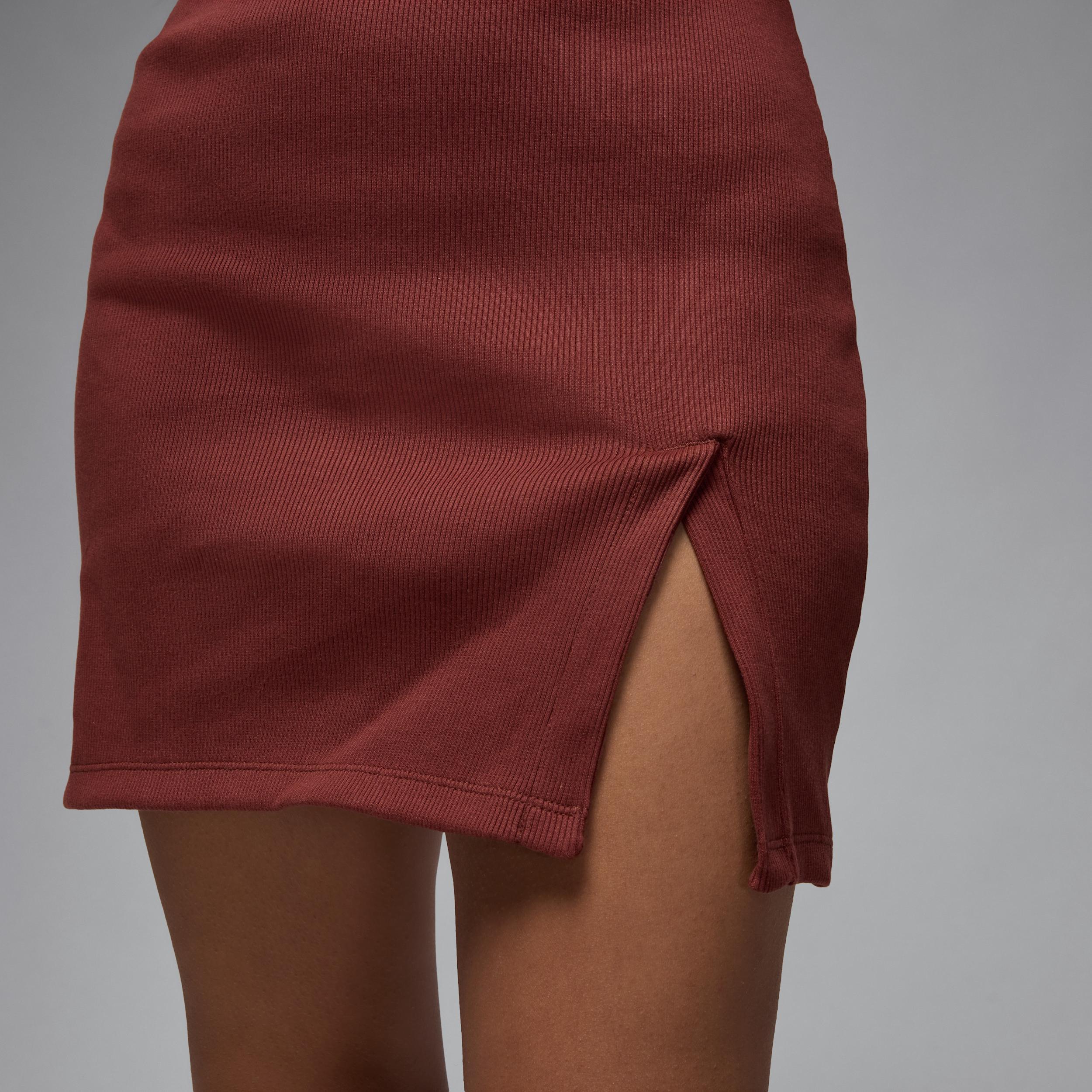 Womens Jordan 1/2-Zip Long-Sleeve Knit Dress | HF9477-010 Product Image