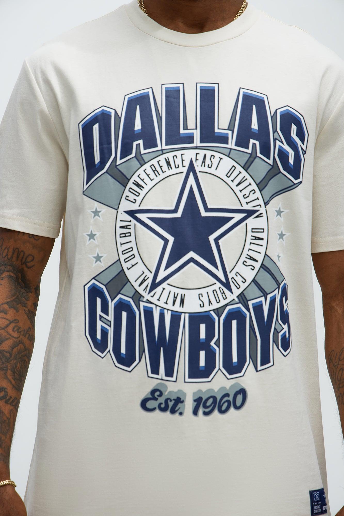 Cowboys Upfront Short Sleeve Tee - White Product Image