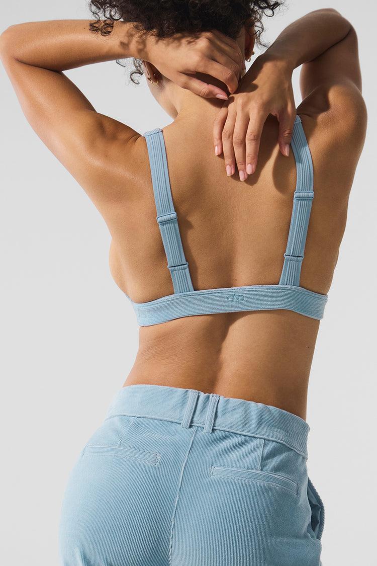 Micro Corduroy Dreamer Bra - Celestial Blue Product Image