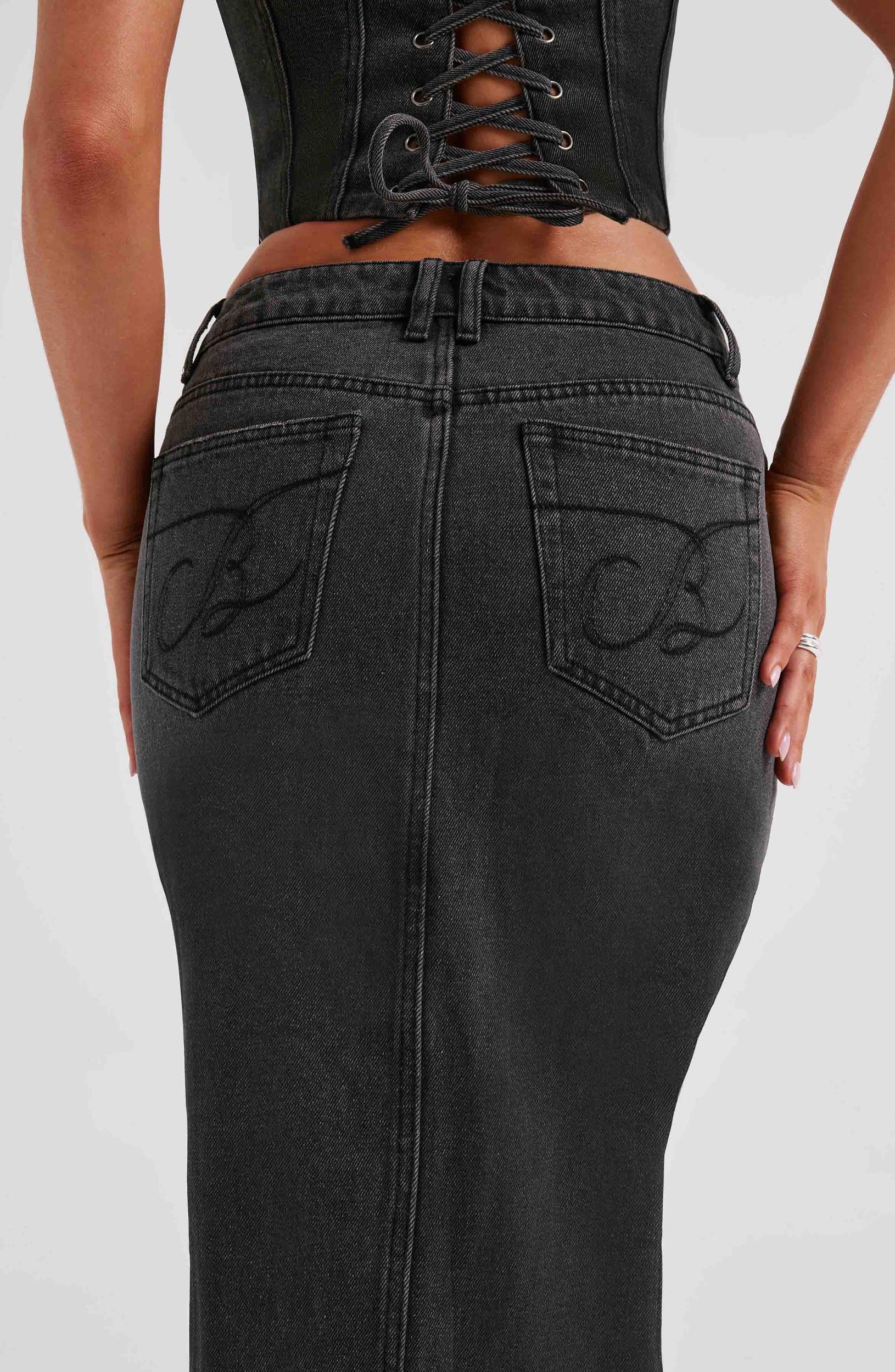 Flor Maxi Skirt - Black Product Image