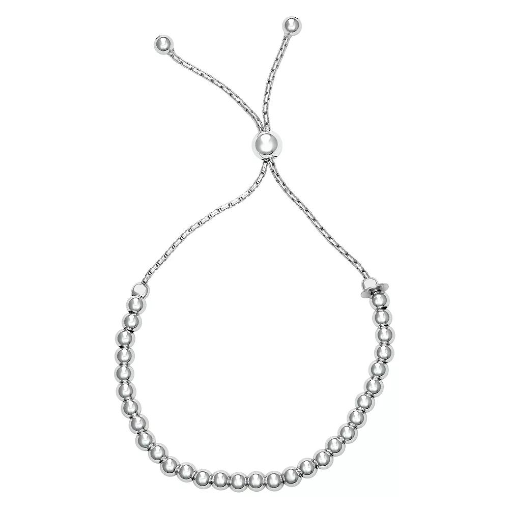 Argento Forte Sterling Silver Popcorn Chain Adjustable Bracelet, Women's Product Image