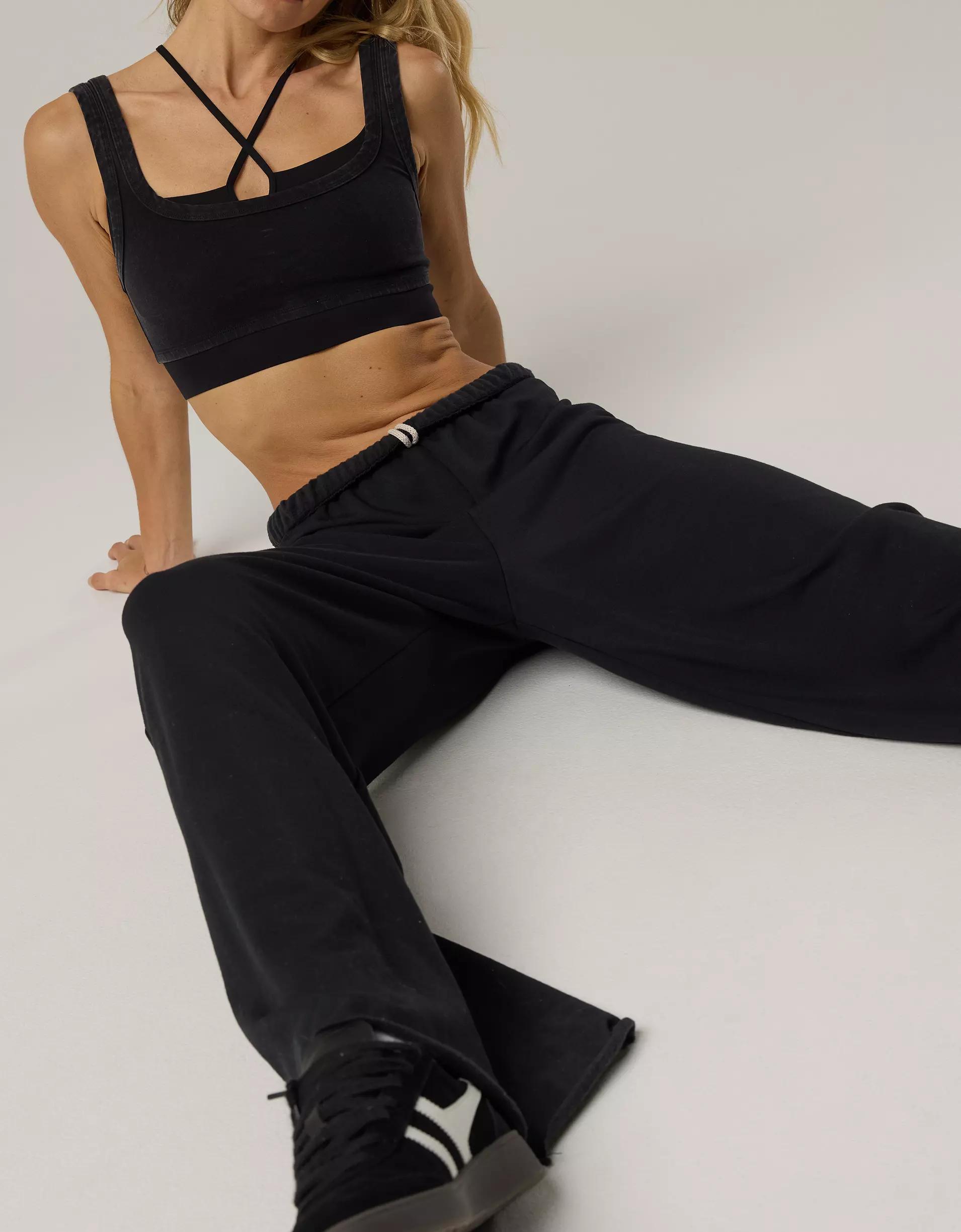 OFFLINE By Aerie OTT Fleece Super Wide Leg Pant Product Image