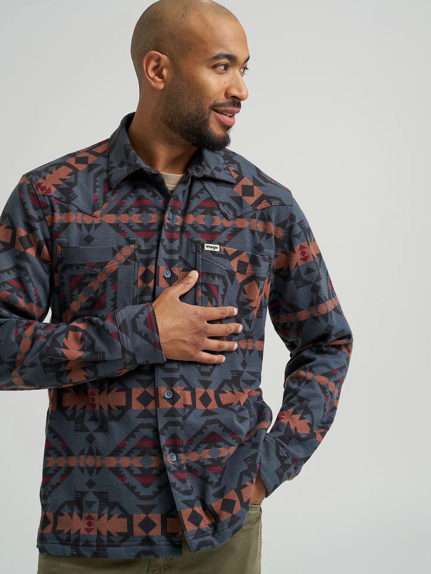 Wrangler All Terrain Gear Men's Campsite Flannel Shirt | Men's SHIRTS | Wrangler® Product Image