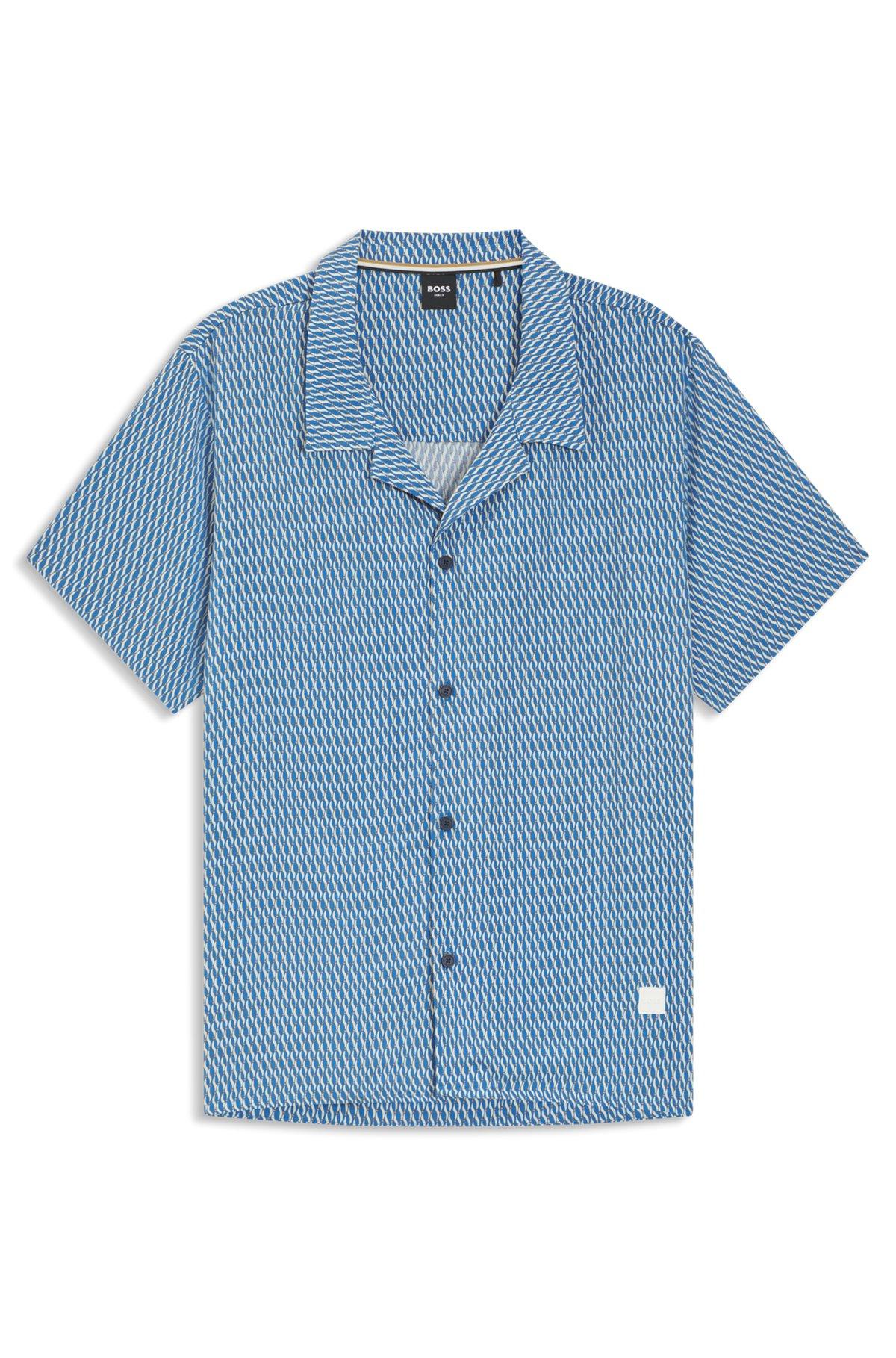 Regular-fit shirt with all-over print Product Image