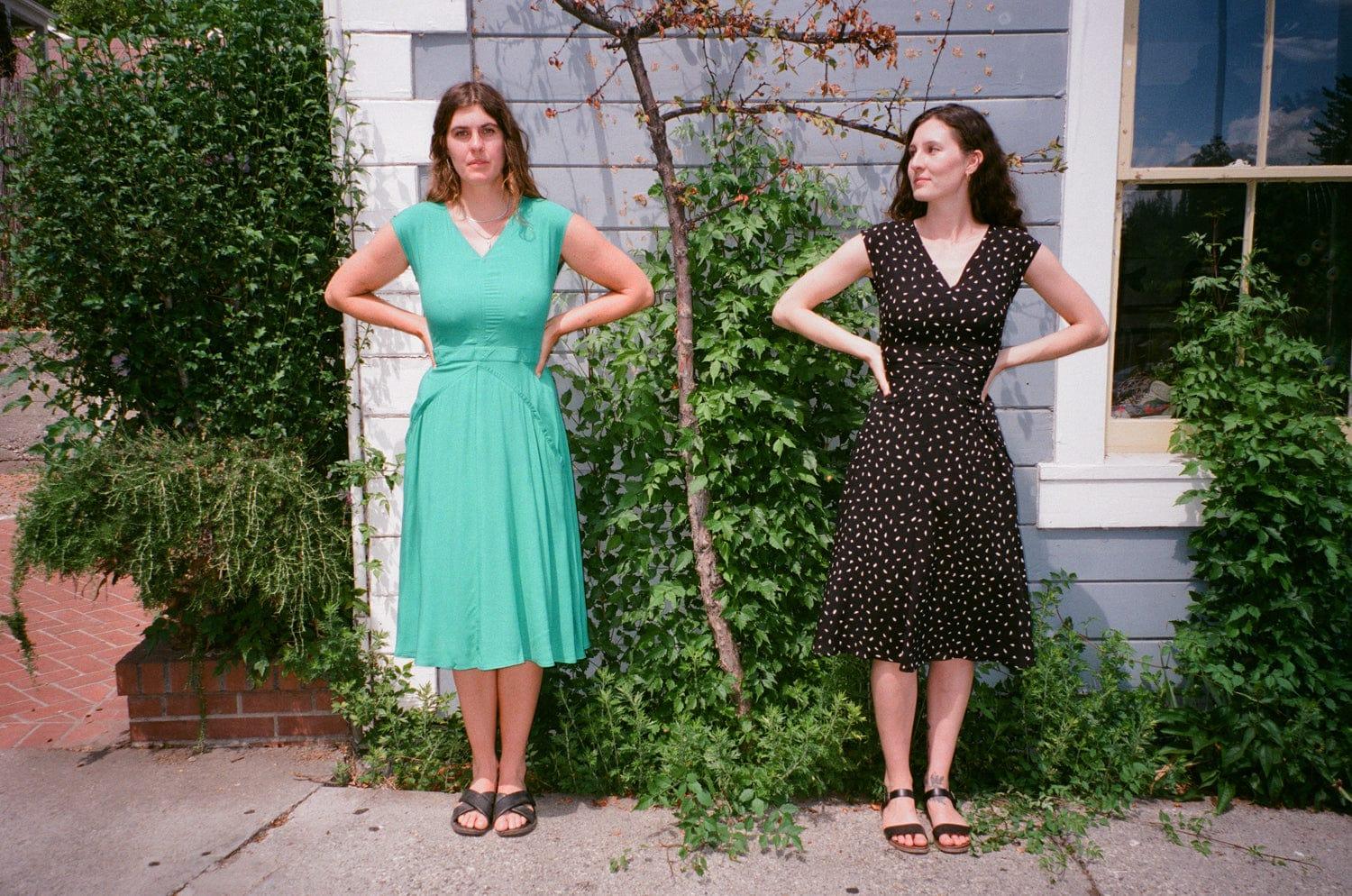 Xena Dress in Teal Challis Product Image