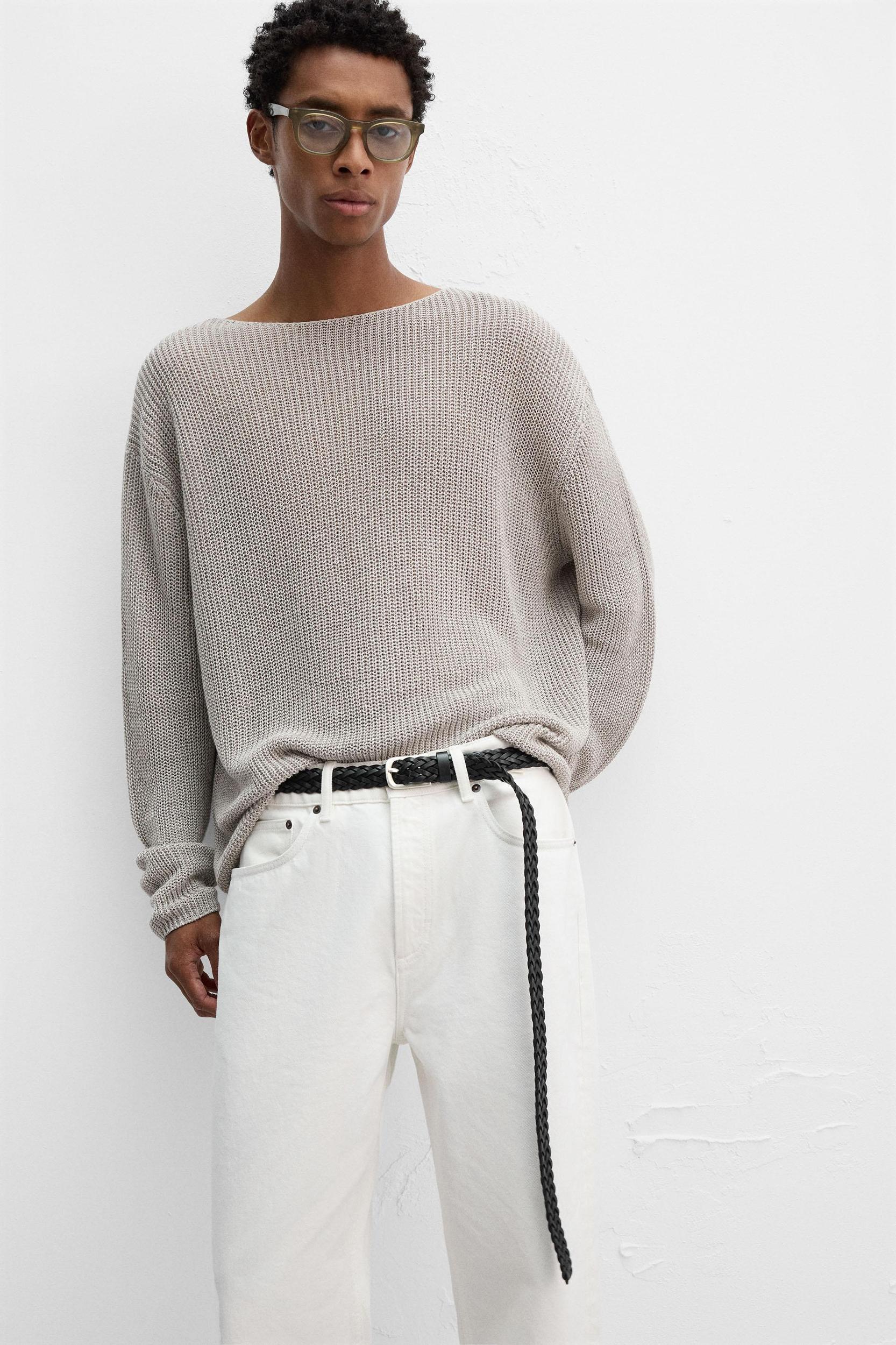 BRAIDED LEATHER BELT Product Image