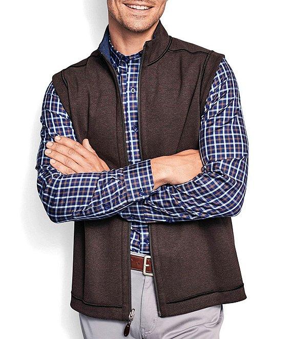 Johnston & Murphy Reversible Solid Full-Zip Vest Product Image