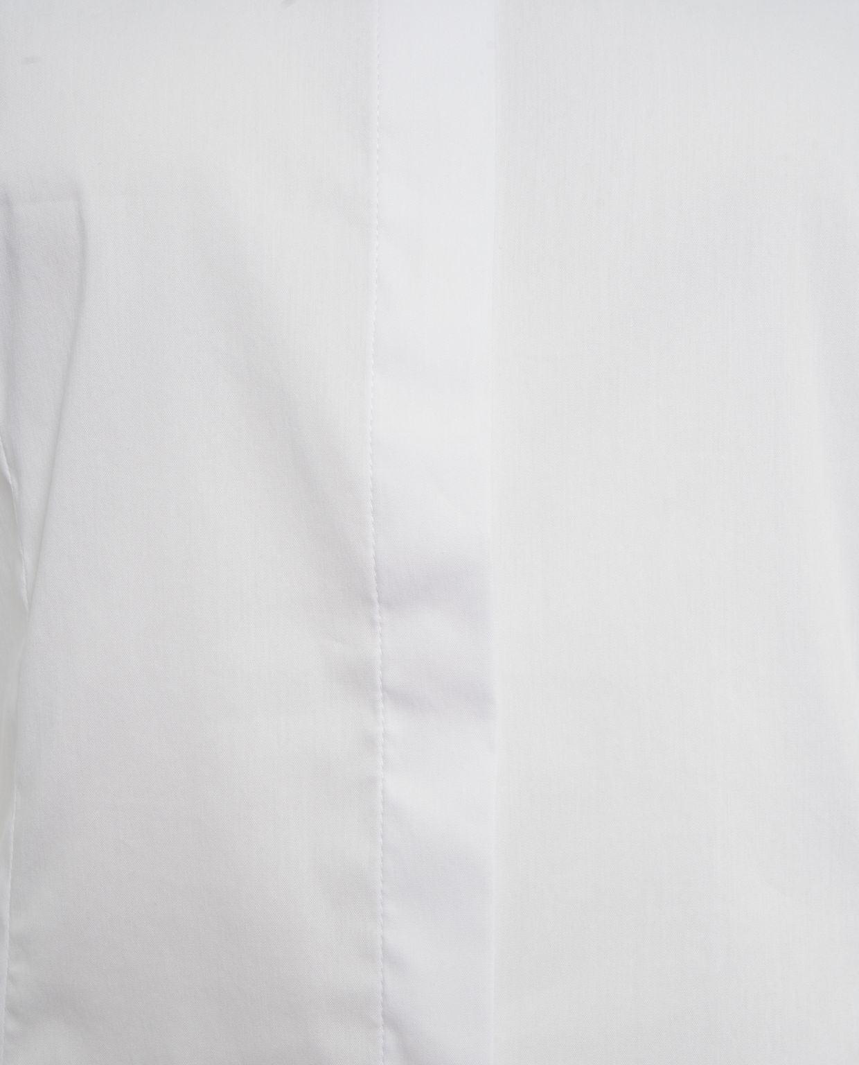 Blouse with tulle ruffle Product Image