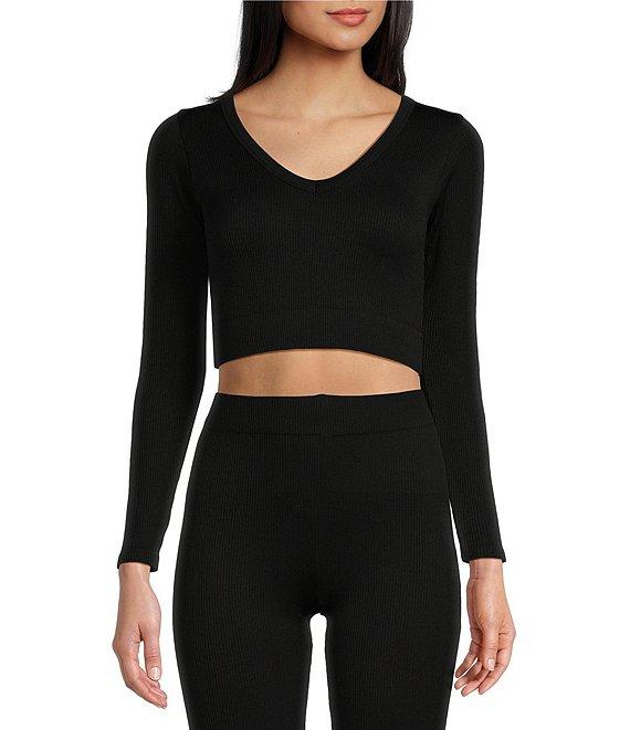 GB Seamless Knit Long Sleeve Top Product Image