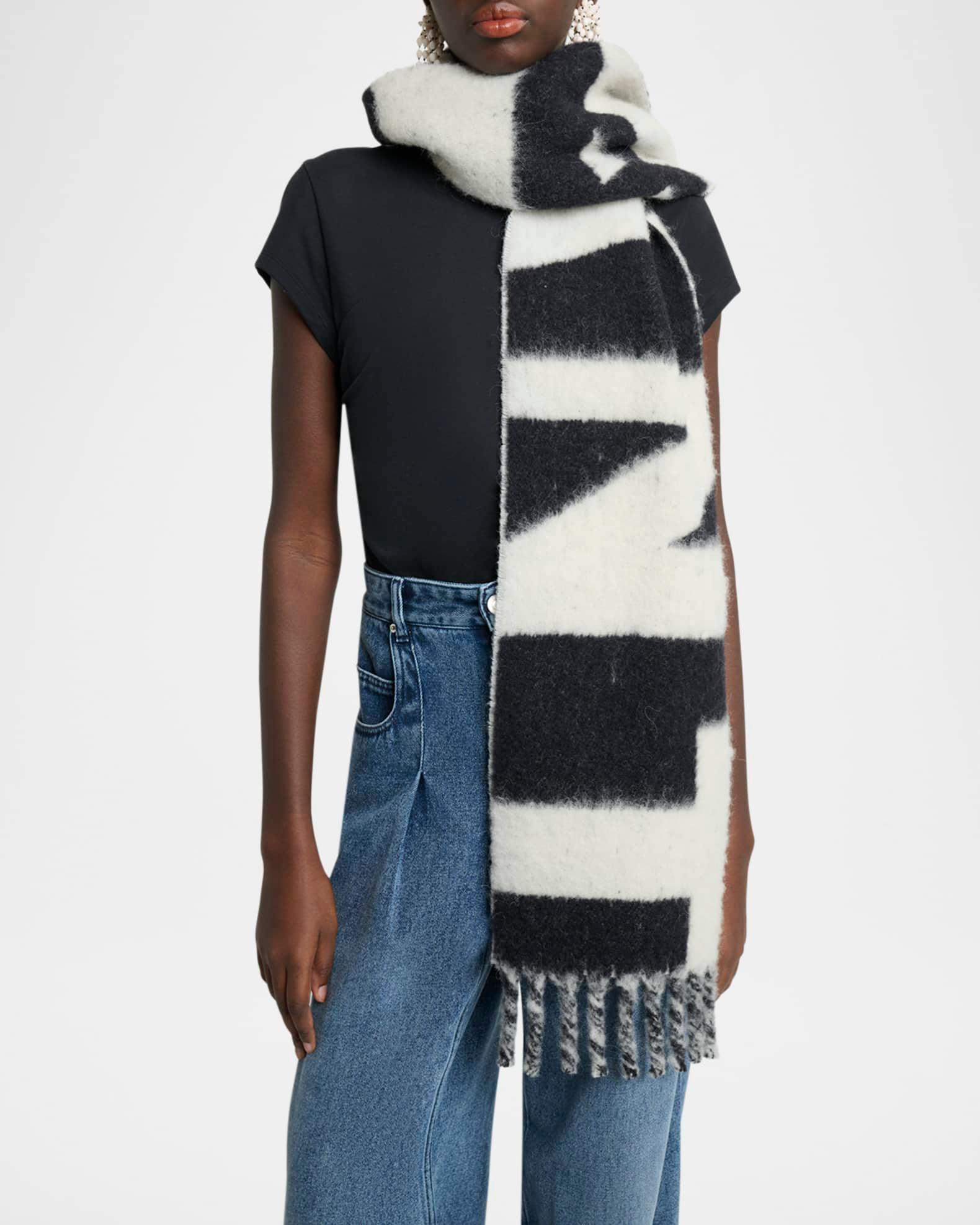 Loliana Logo Wool-Blend Scarf Product Image