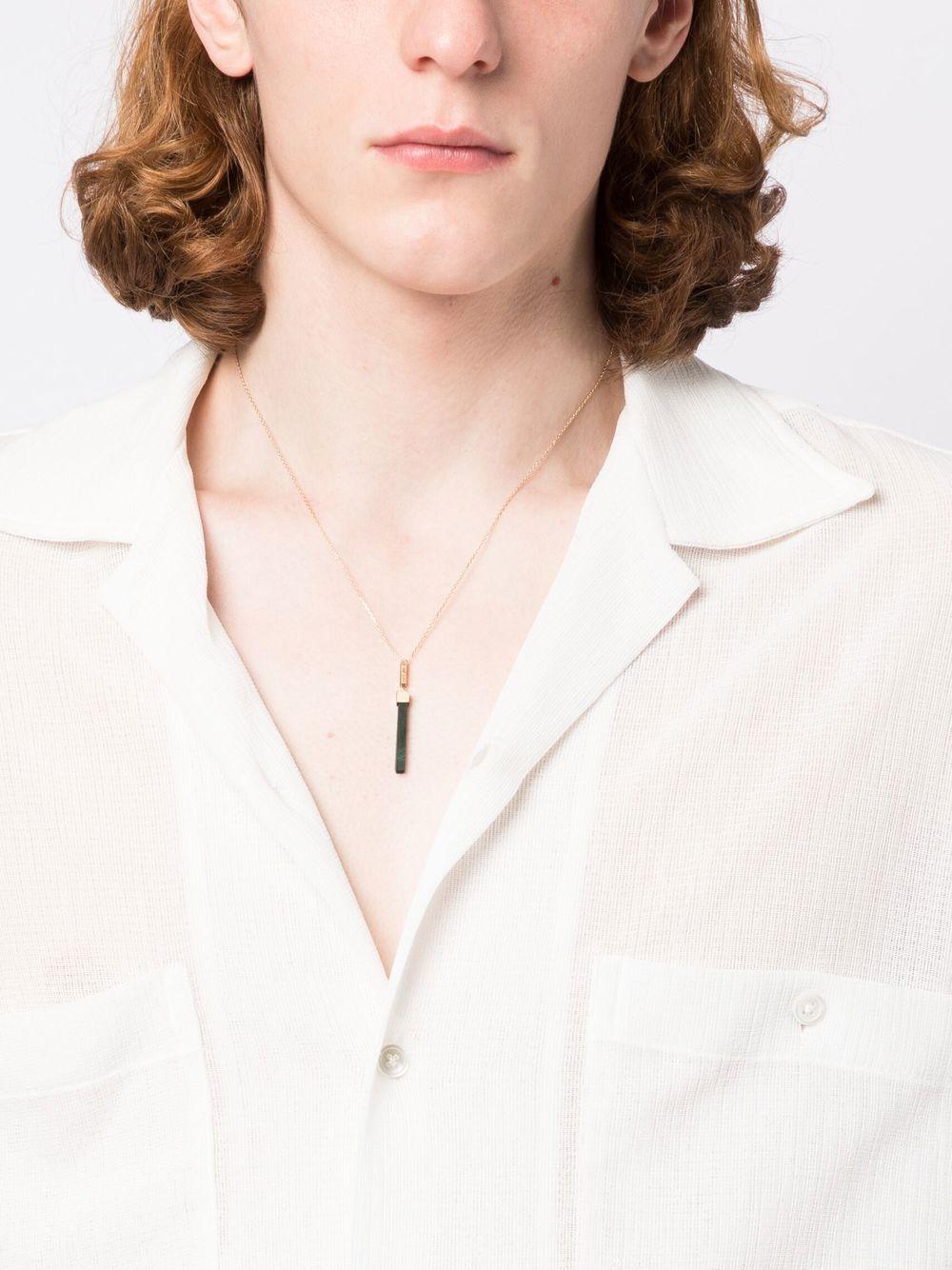 Onyx Bar pendant necklace Product Image