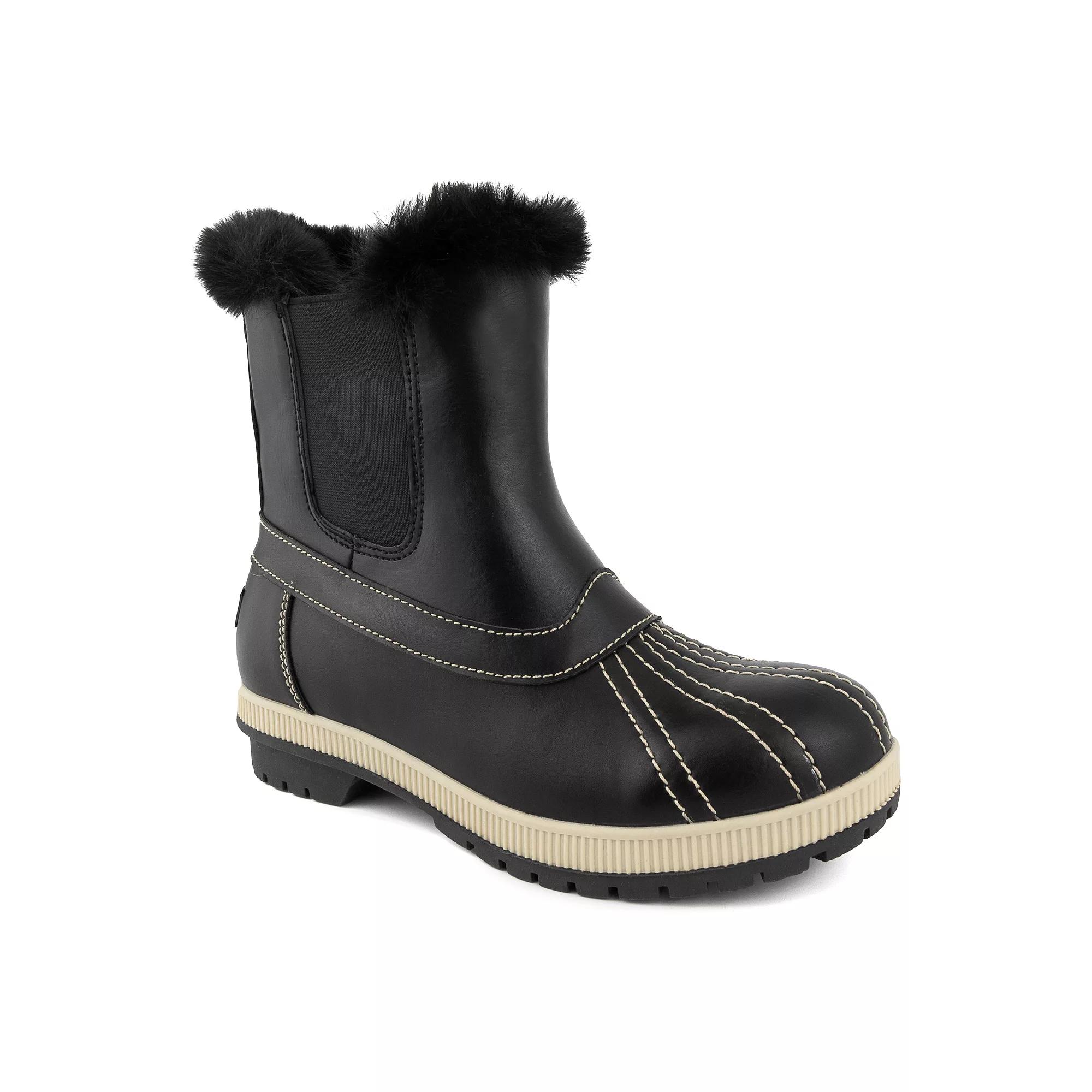 London Fog Mildred Women's Winter Boots, Size: 9, Black Product Image