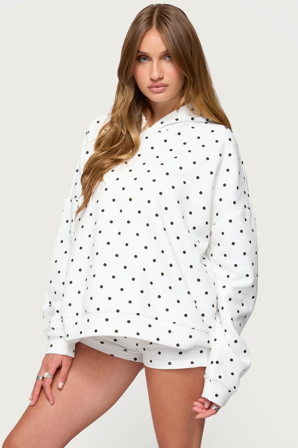 Chelsie Polka Dot Hoodie Product Image