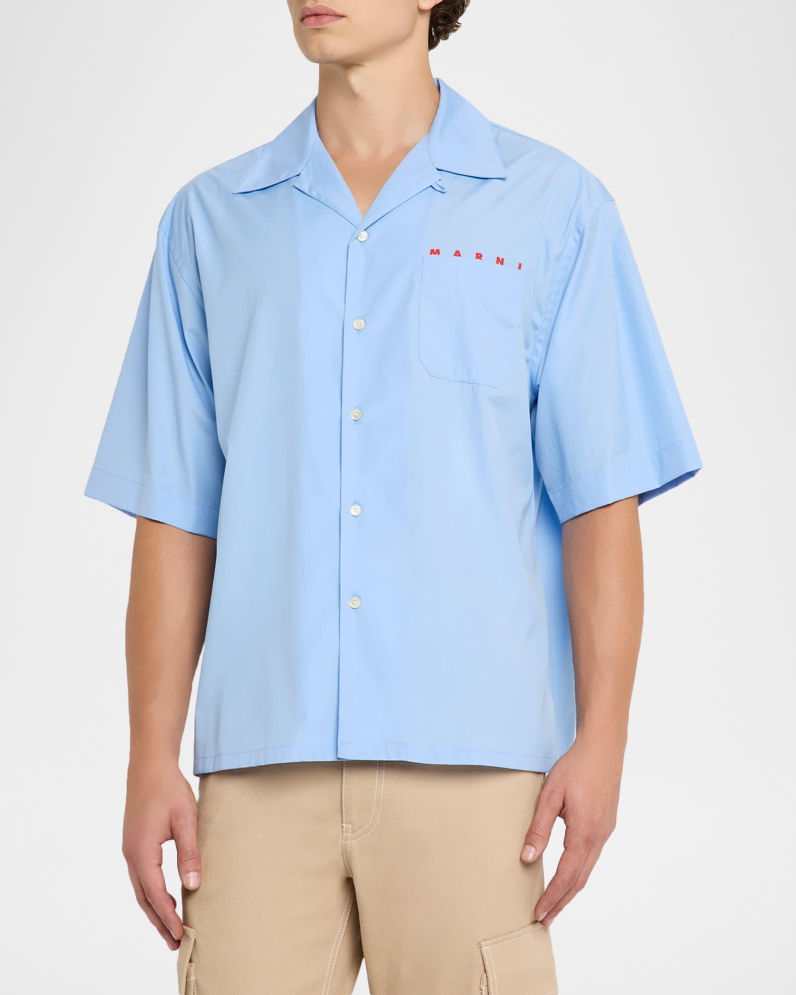 Men's Poplin Camp Shirt Product Image
