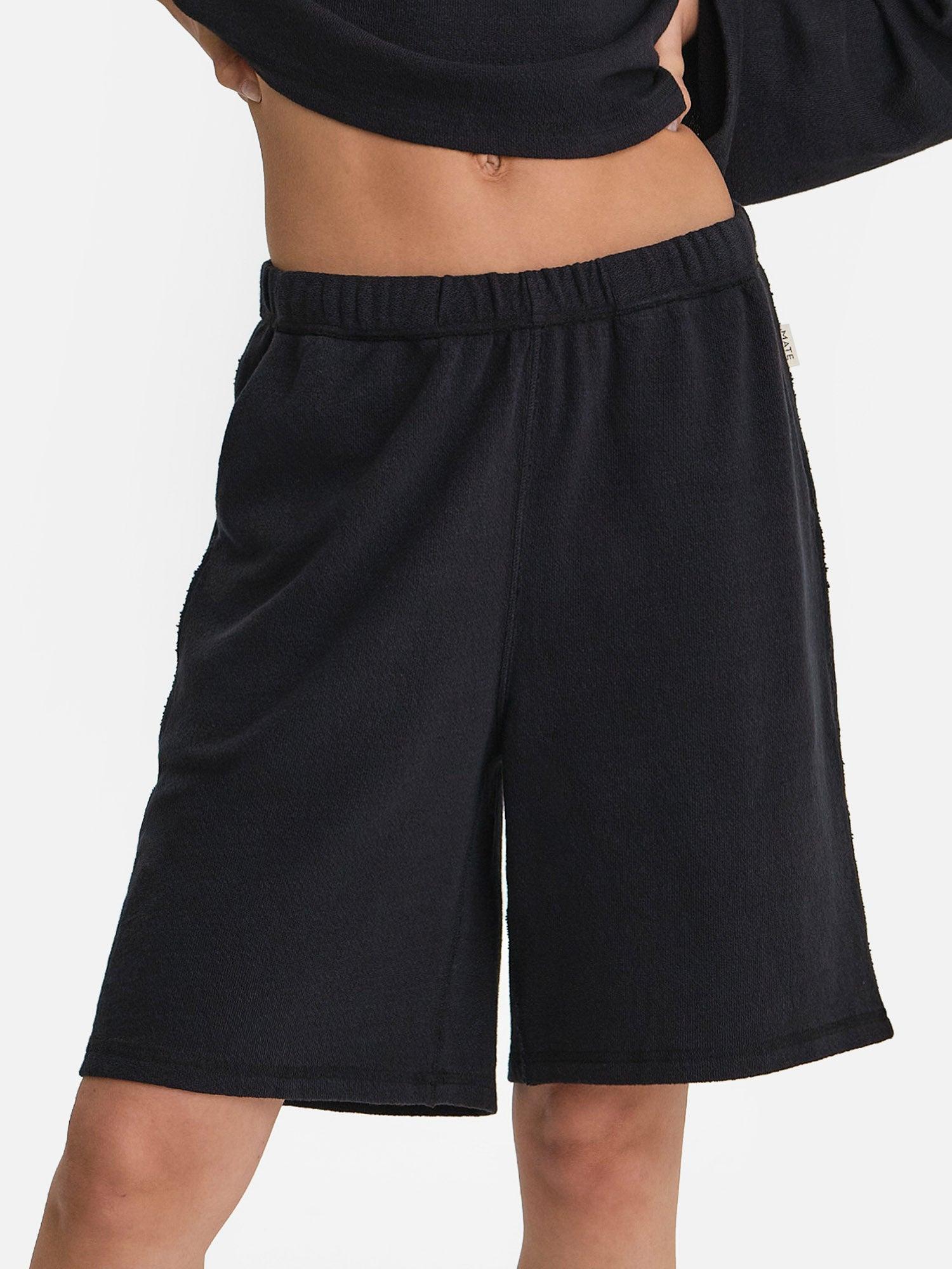 Textured Knit Boxy Short Female Product Image
