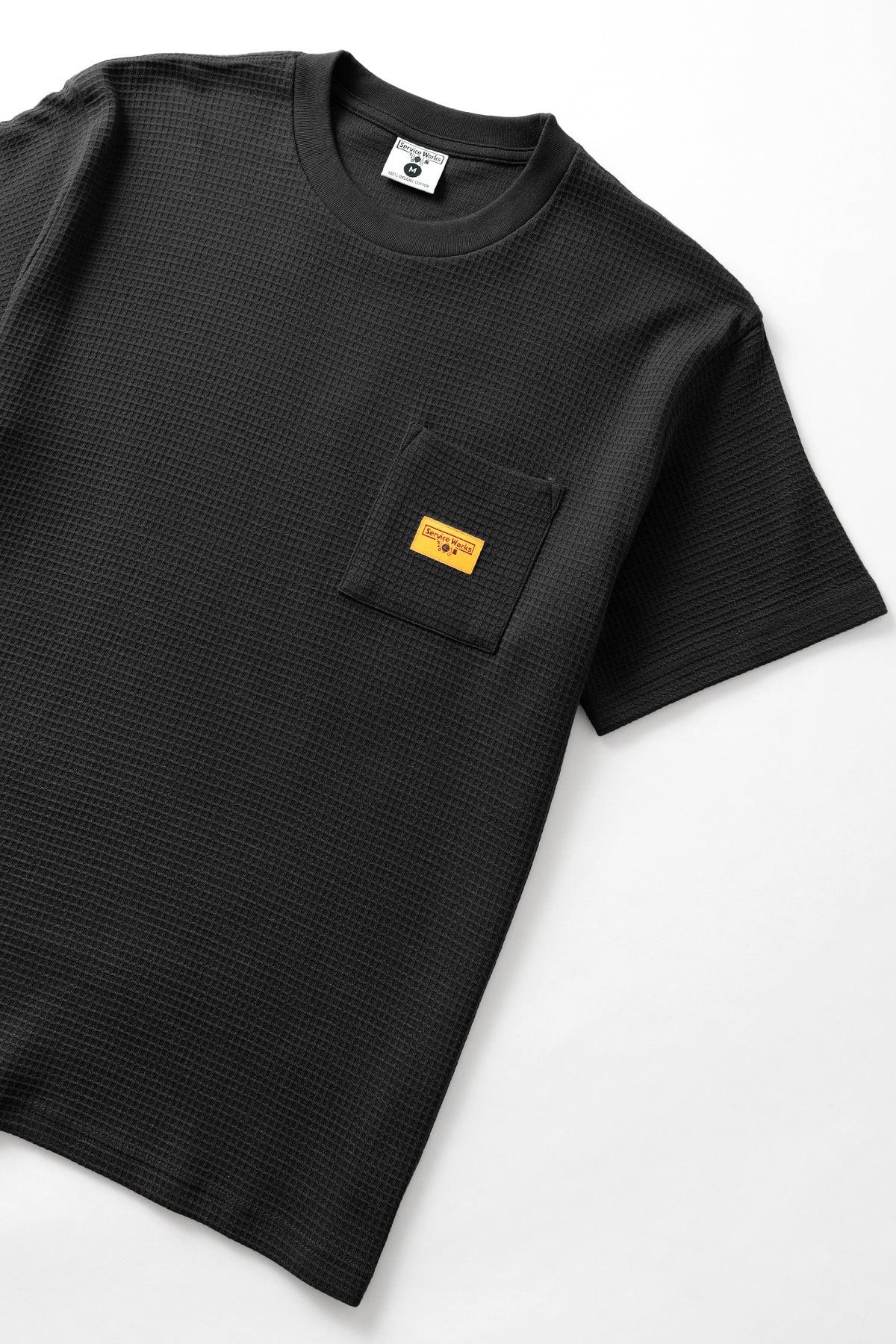 Service Works - Waffle Pocket Tee - Black Product Image