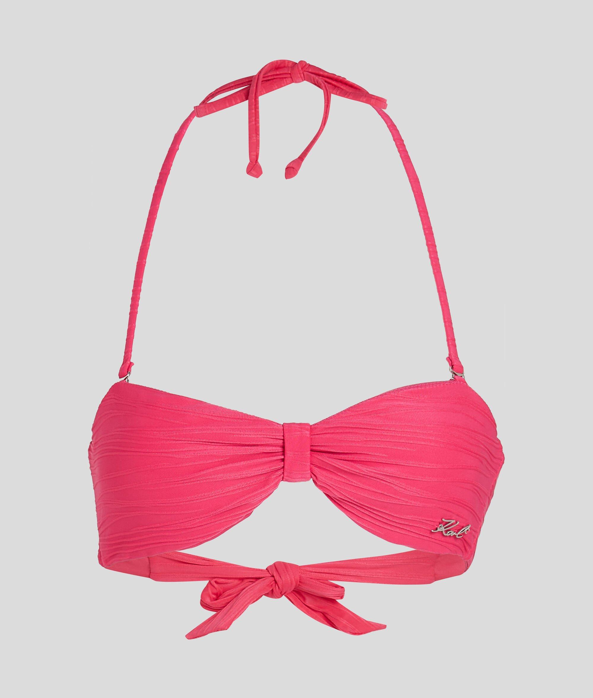 RIBBED BANDEAU BIKINI TOP Product Image