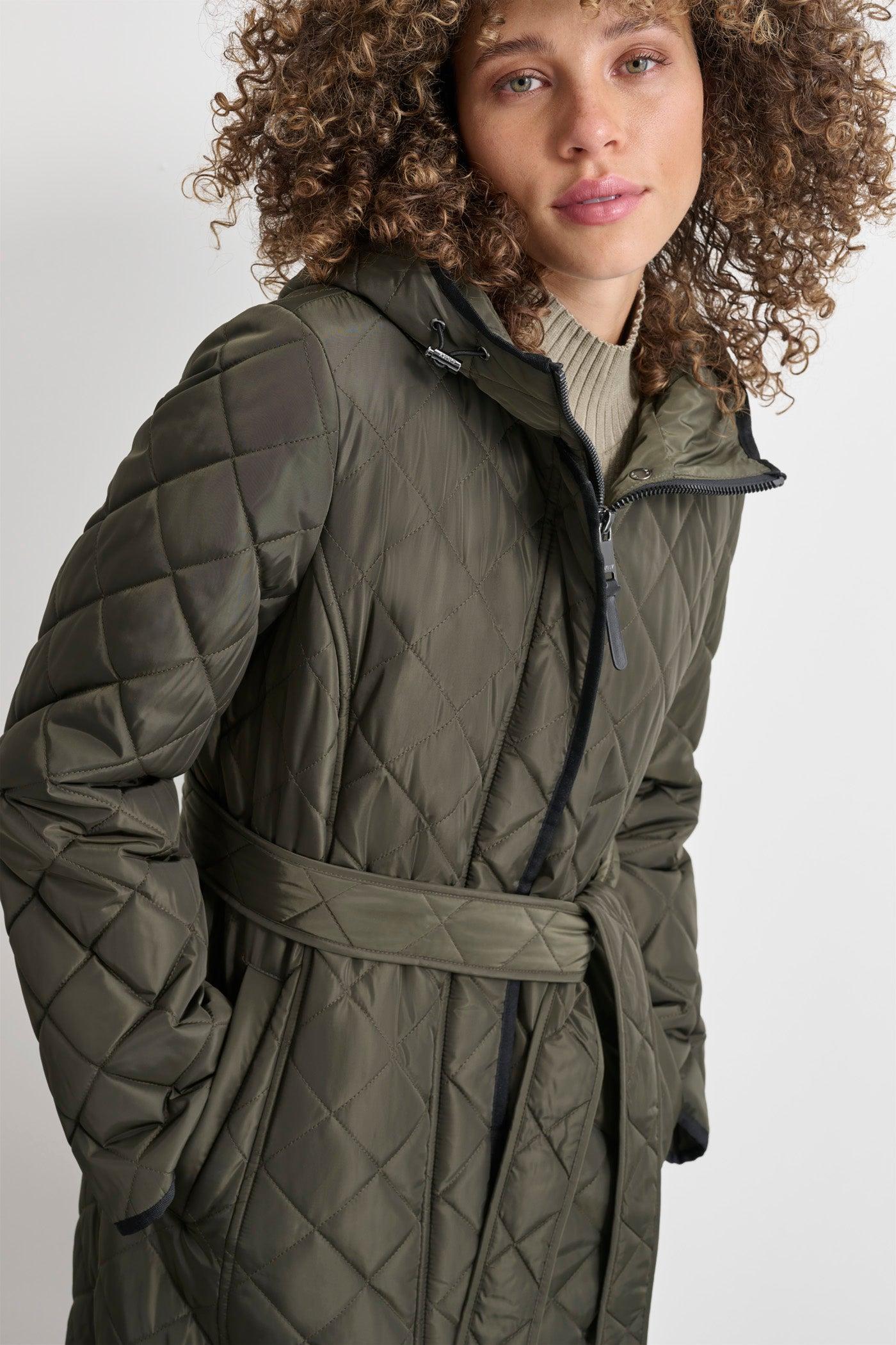 Long Quilted Trench Product Image