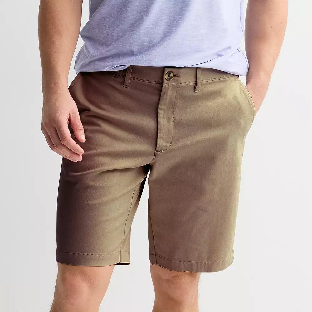 Men's Sonoma Goods For Life® 11" Flexwear Flat Front Shorts, Size: 29 11 IN, Lead Gray Product Image