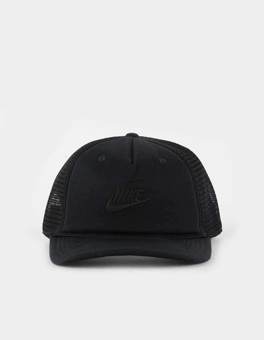 NIKE Rise Trucker Hat - BLK/BLK Product Image