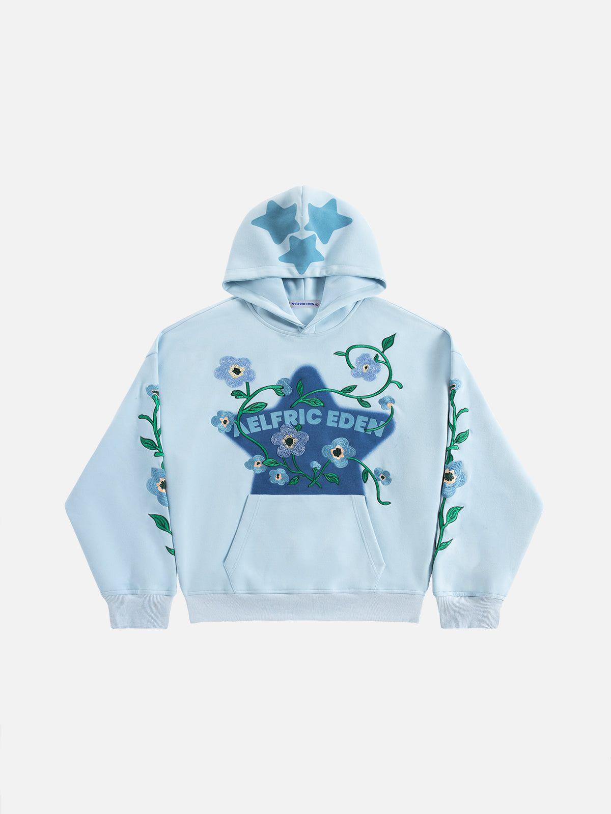 Aelfric Eden Vintage Embroidery Eden Star V303 Hoodie Product Image