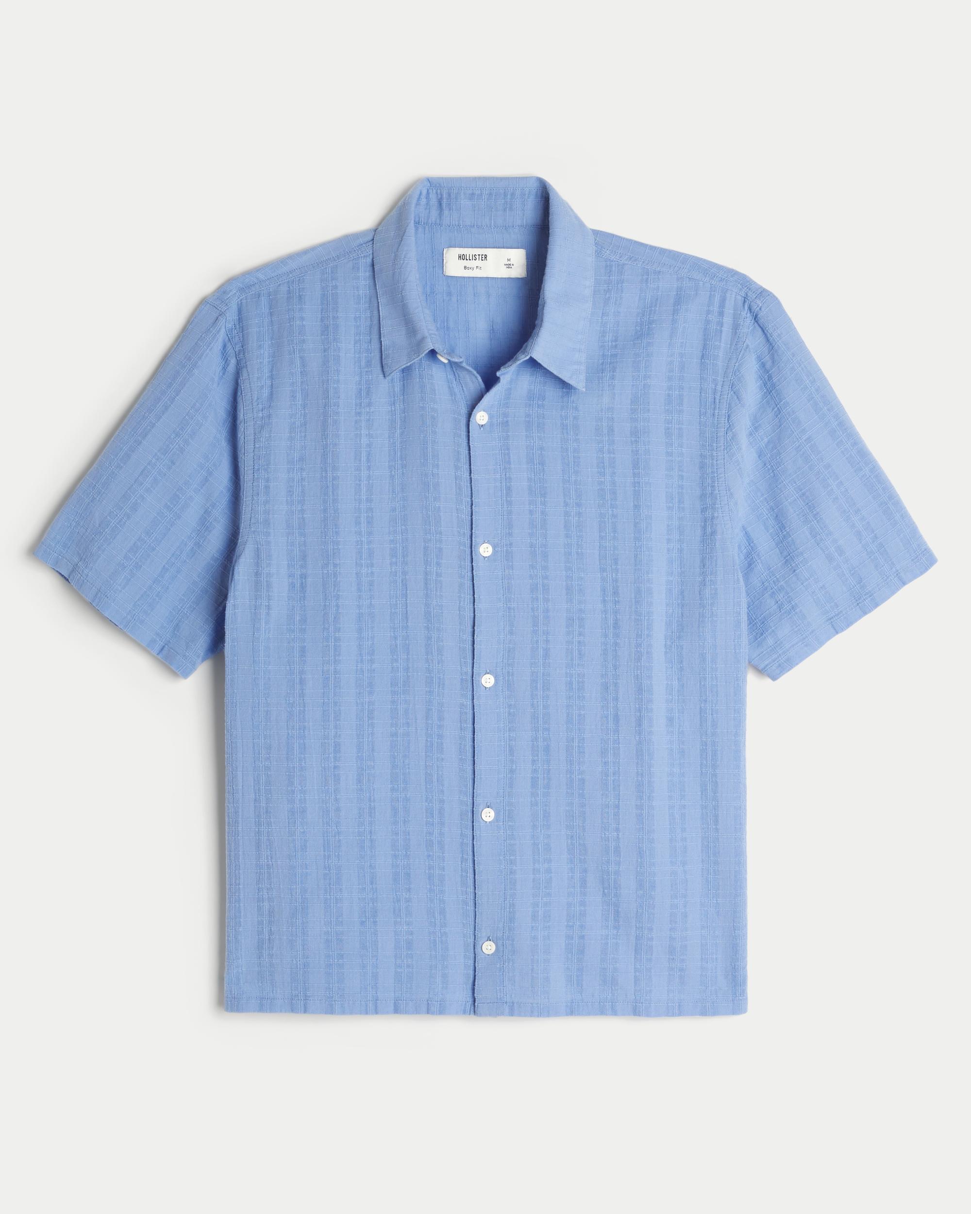 Boxy Short-Sleeve Shirt Product Image