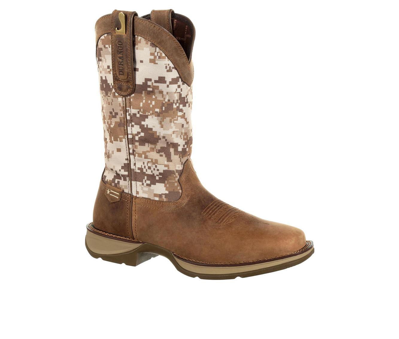 Men's Durango Rebel Desert Camo Pull-on Western Cowboy Boots Product Image