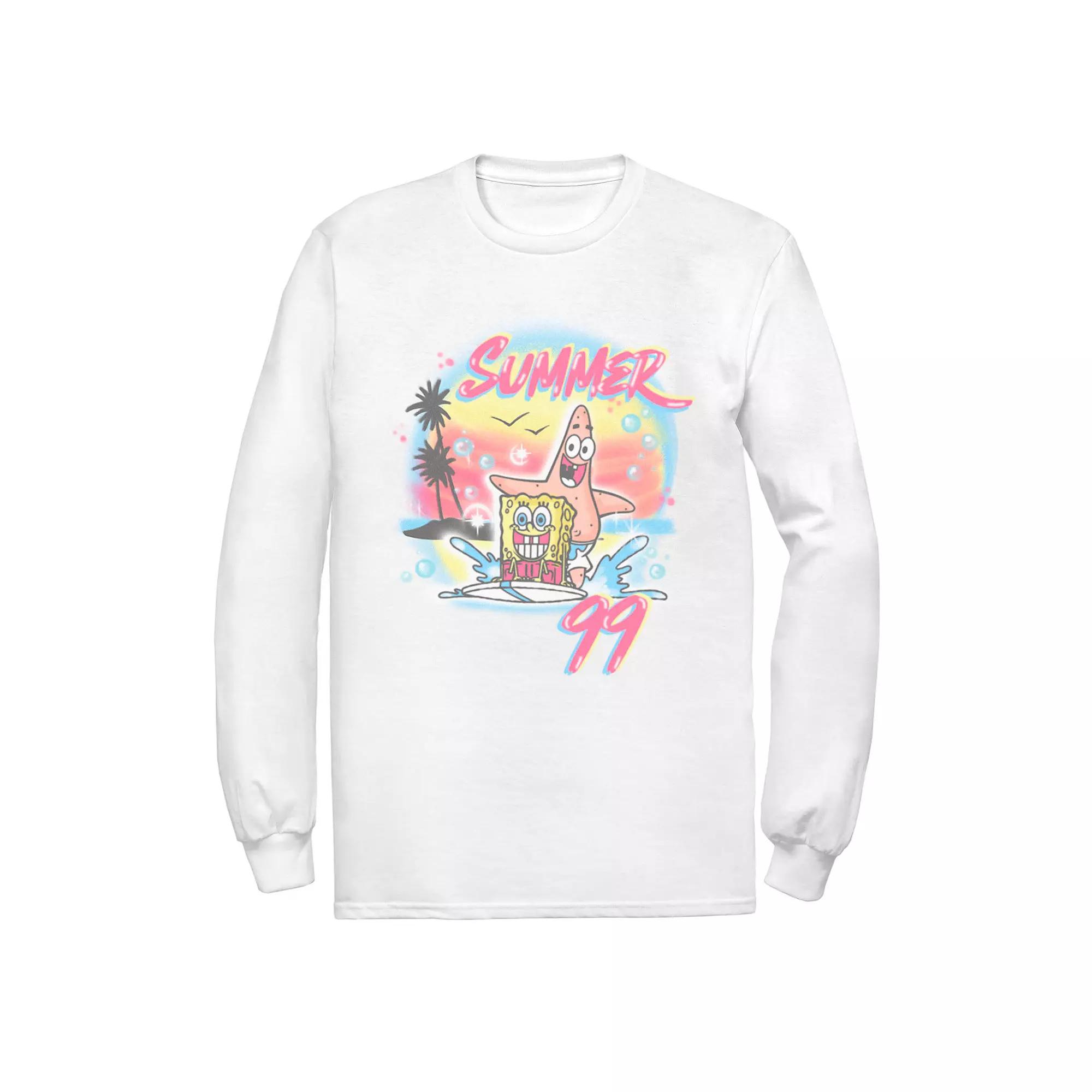 Men's SpongeBob Patrick Summer 99 Surfing Tee,  Product Image
