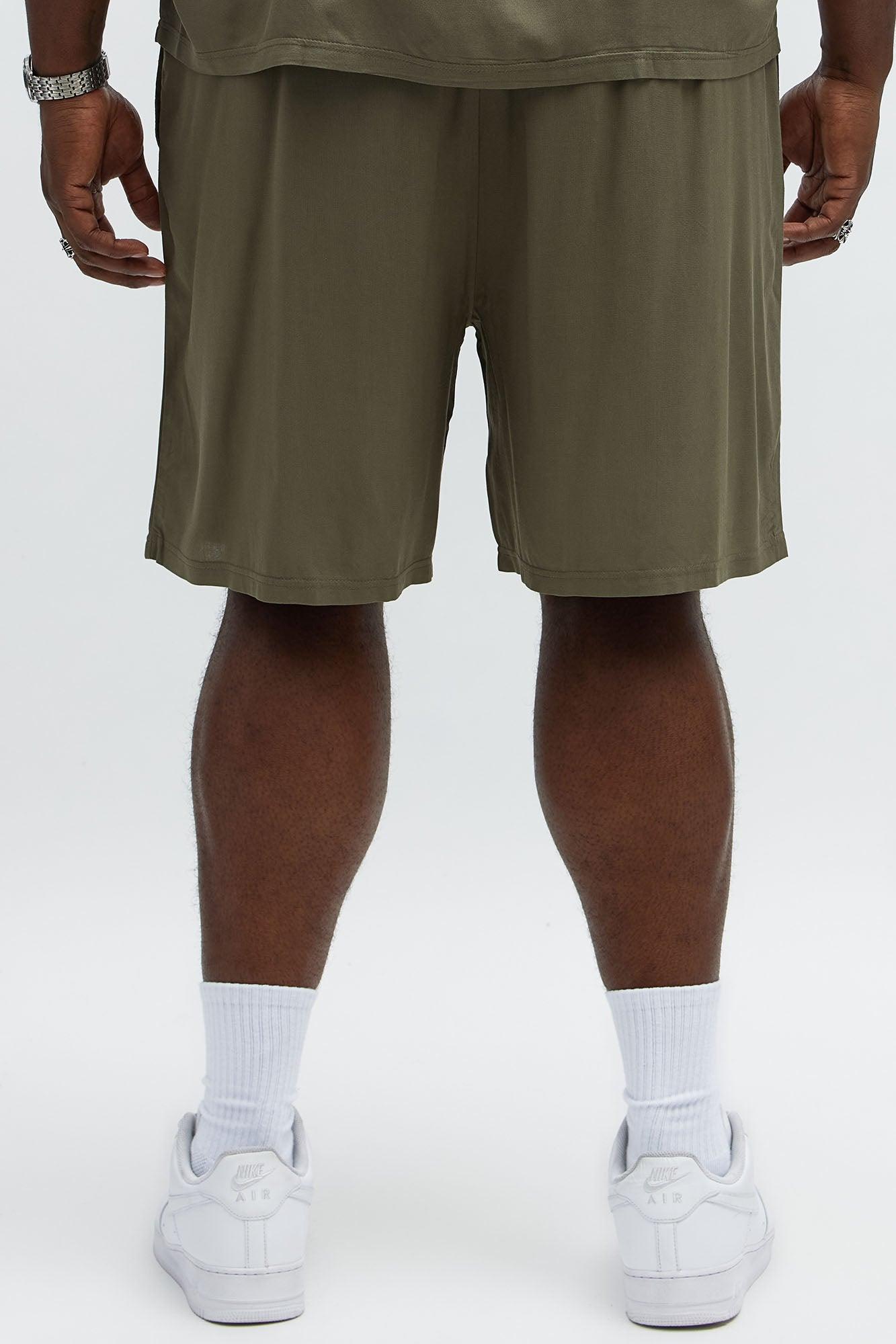 Relaxed Coach Shorts - Brown/combo Male Product Image
