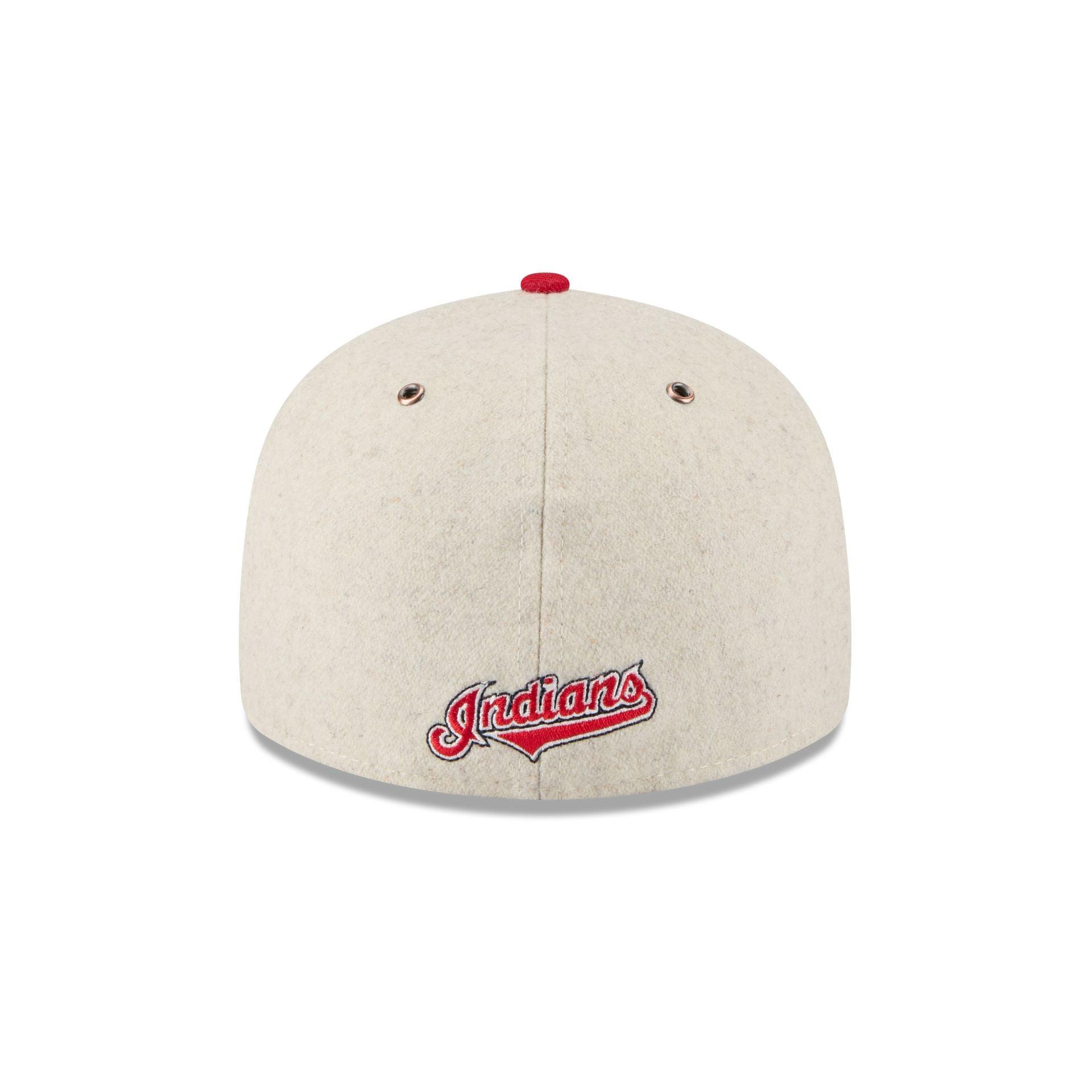 Cleveland Guardians Wool Letterman Retro Crown 59FIFTY Fitted Hat Male Product Image