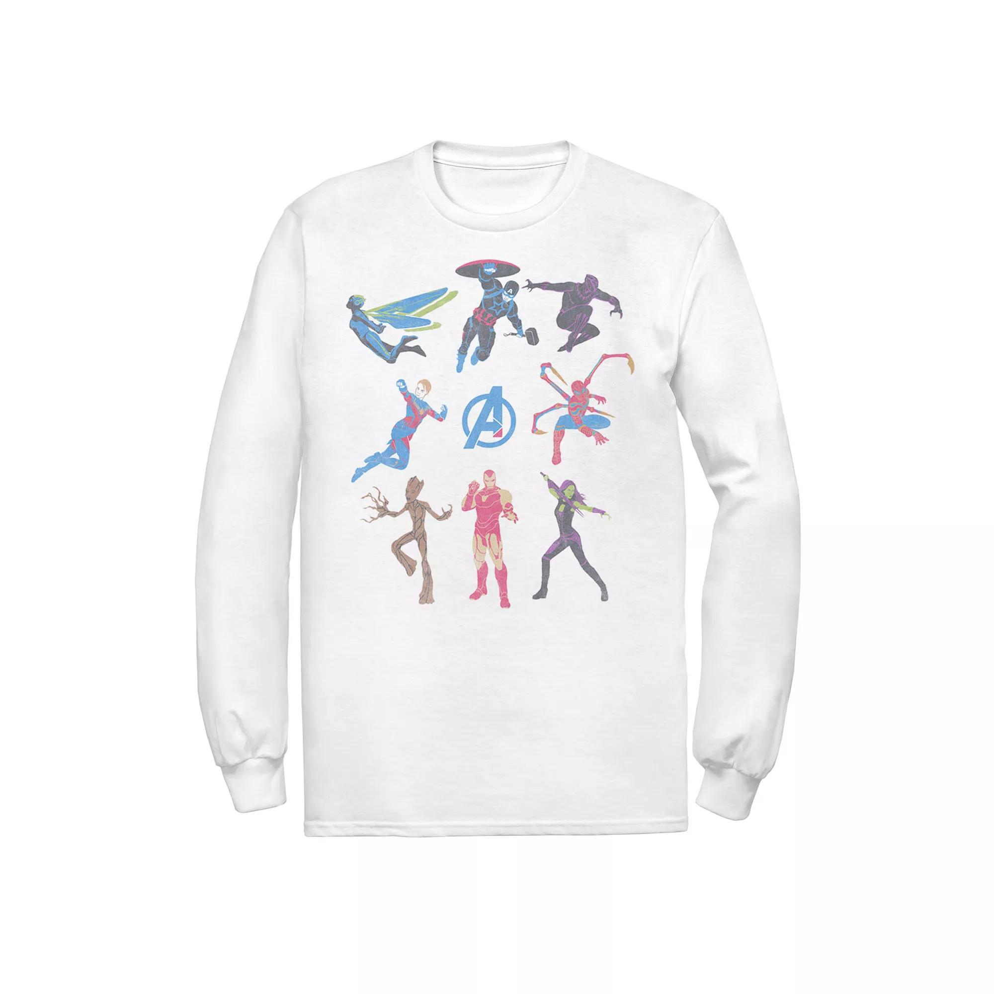 Men's Marvel Character Collage Tee,  Product Image