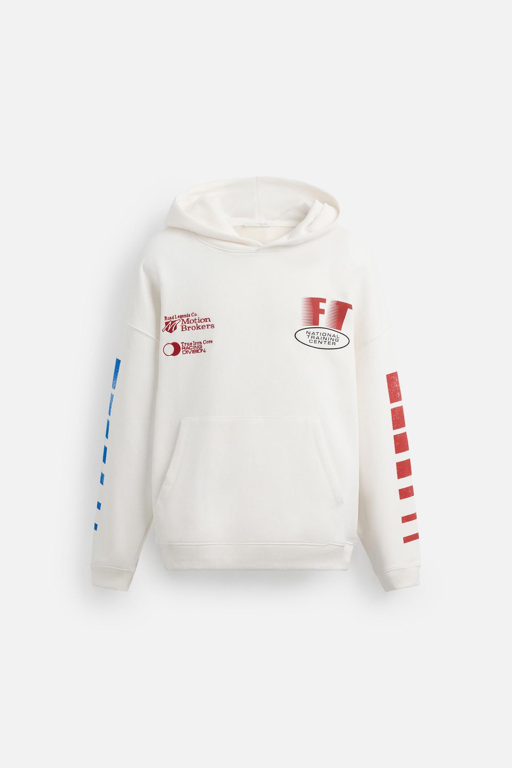 RACING PRINT HOODIE Product Image