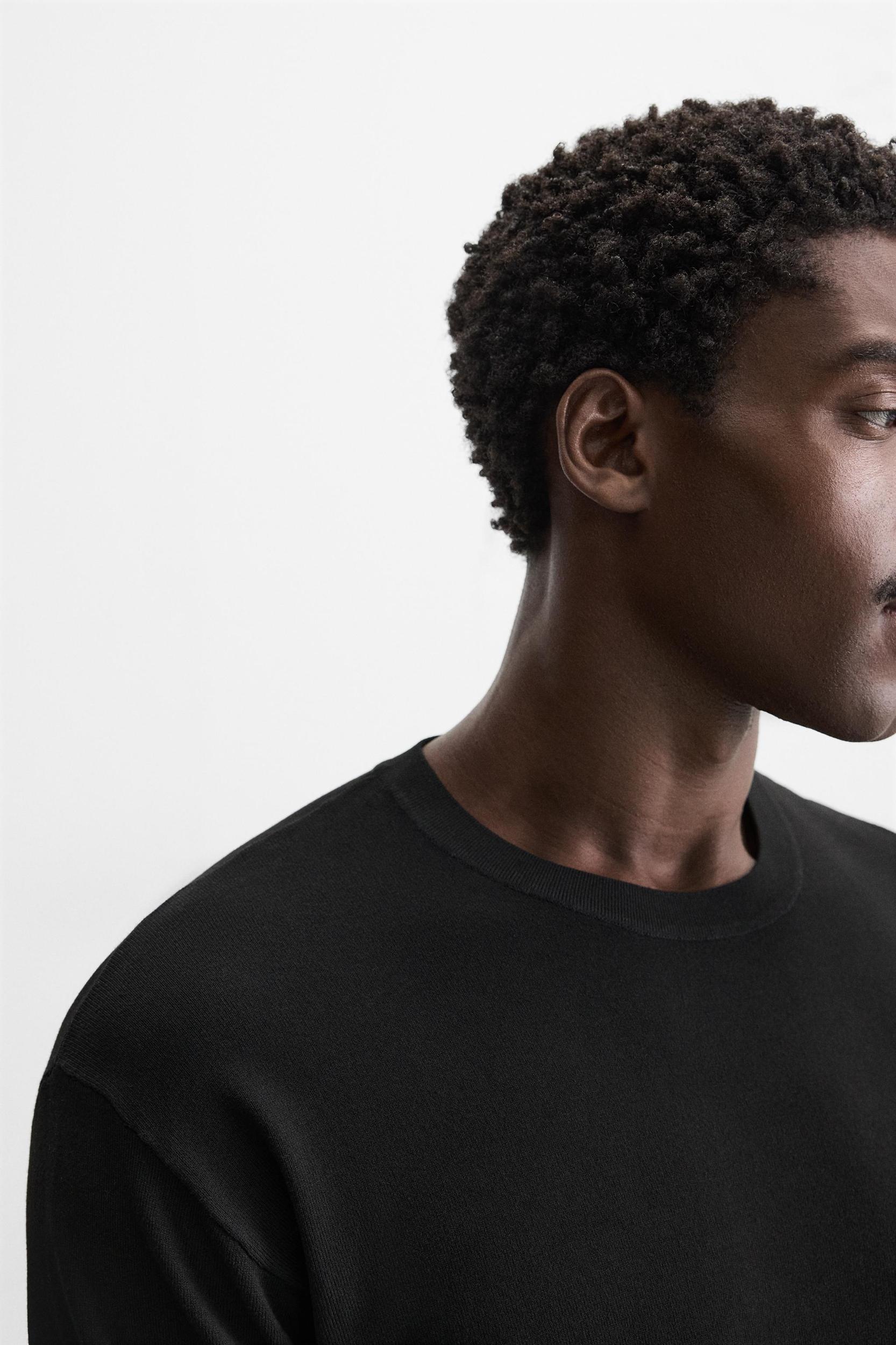 TEXTURED VISCOSE BLEND SWEATER Product Image